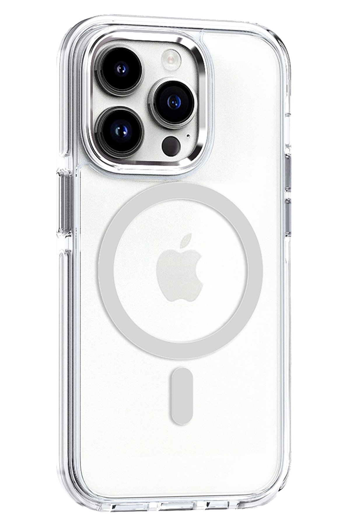 Joko iPhone 15 Pro Kılıf Wonder Deri Magsafe Kapak - Turuncu