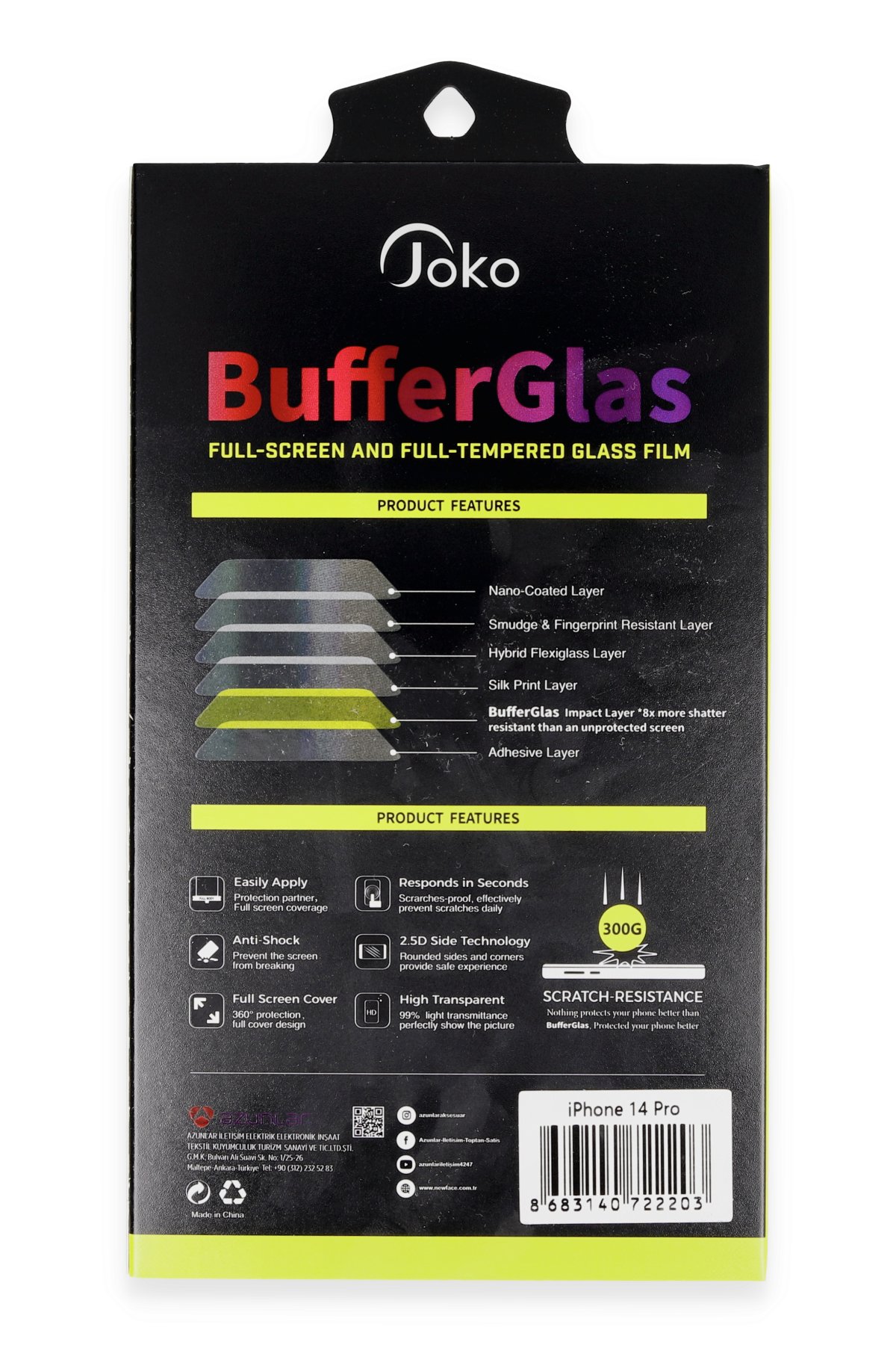 Joko iPhone 15 Pro Oriji Kapak - Lacivert