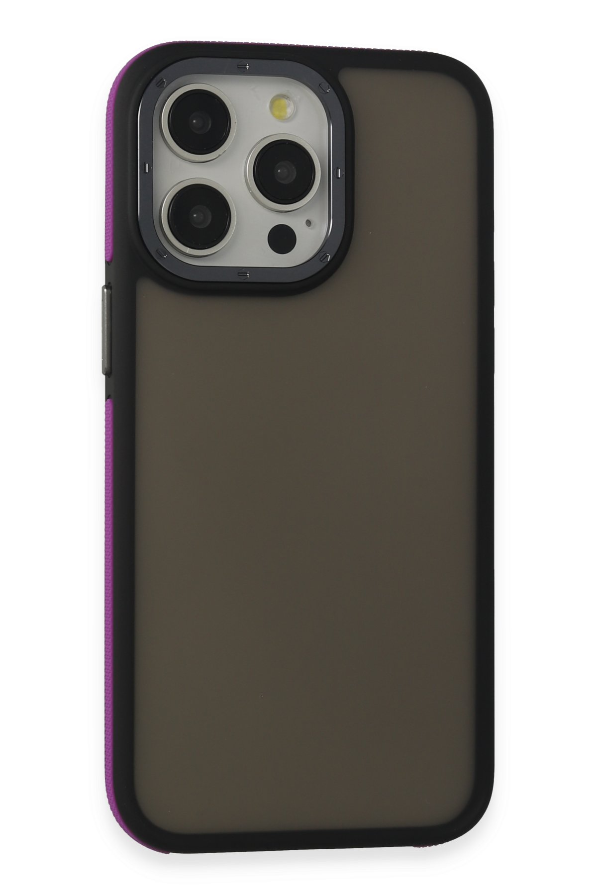 Newface iPhone 15 Pro Kılıf Joke Simli Magneticsafe Kılıf - Pembe
