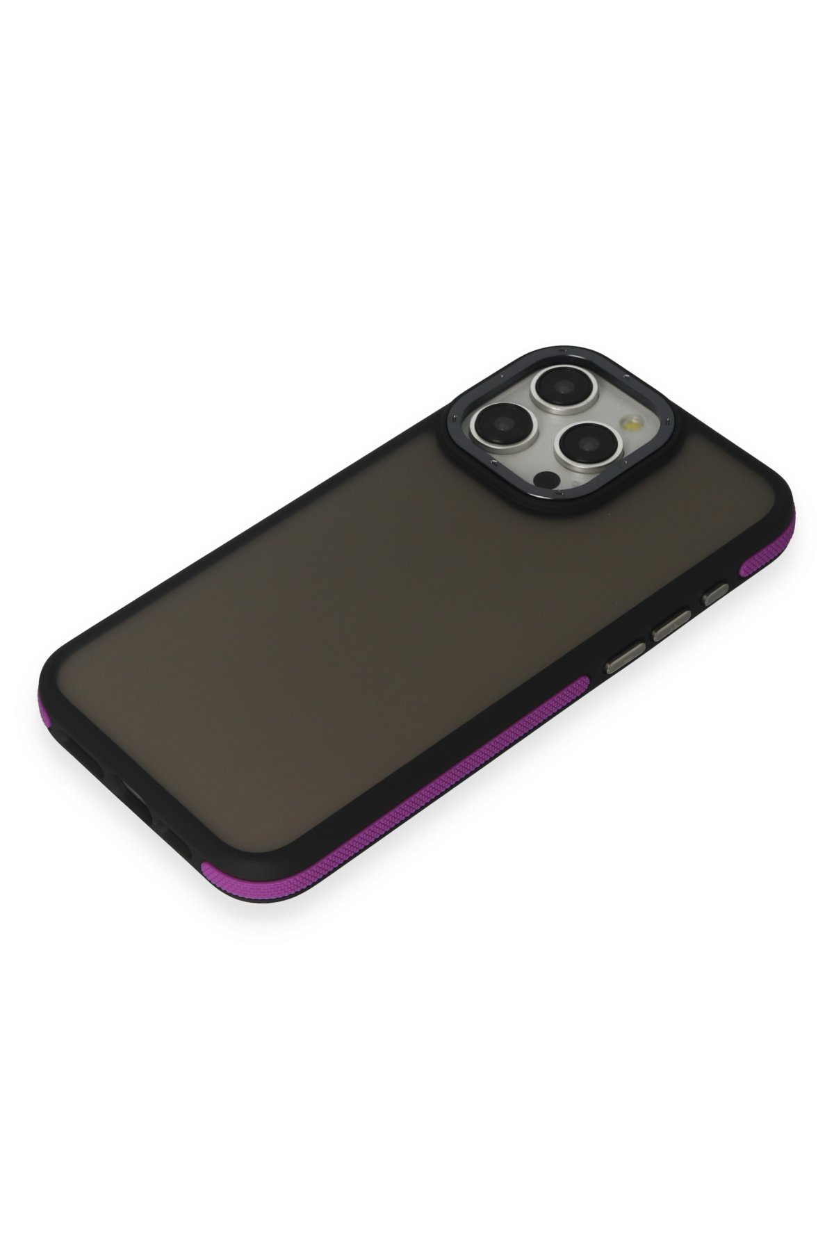 Newface iPhone 15 Pro Kılıf Joke Simli Magneticsafe Kılıf - Pembe