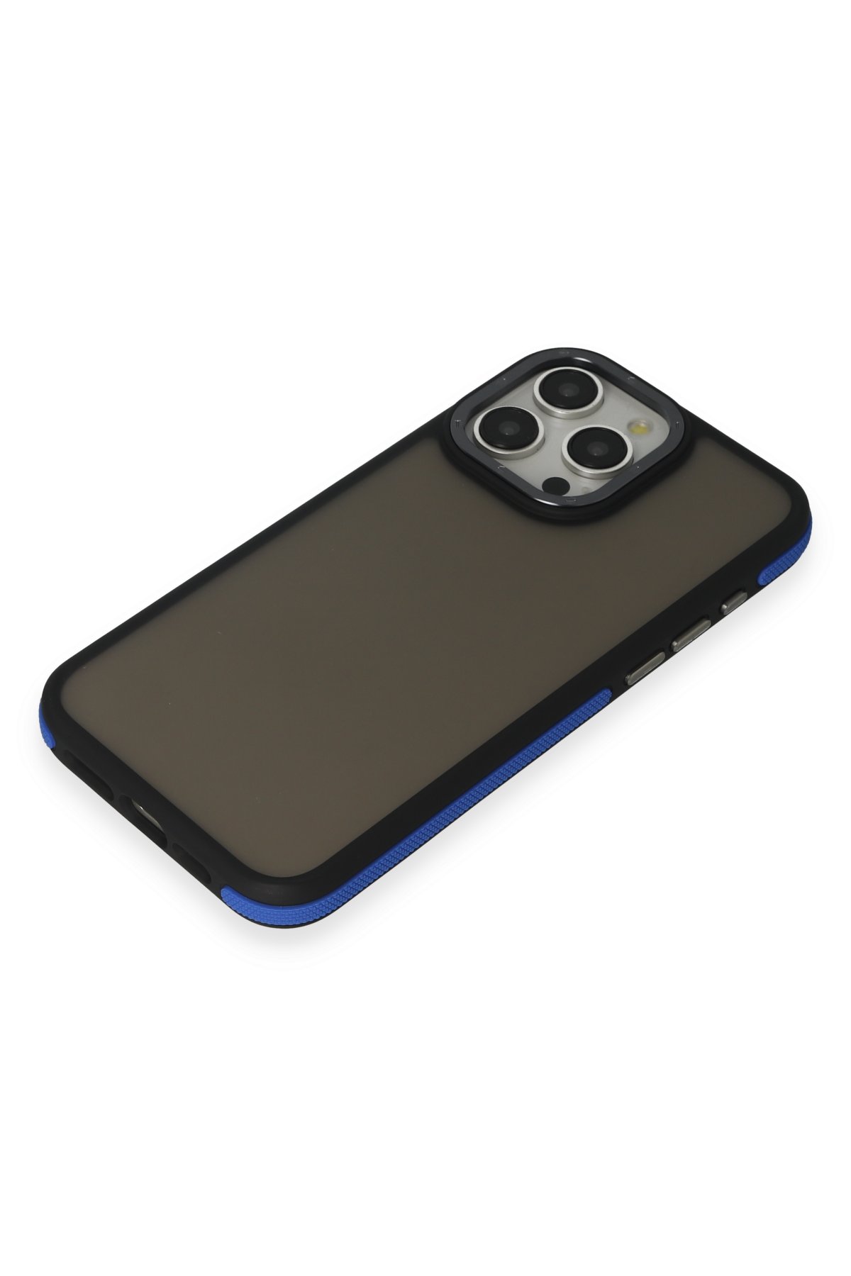 Newface iPhone 15 Pro Kılıf Boyi Silikon Kapak - Titan Gri