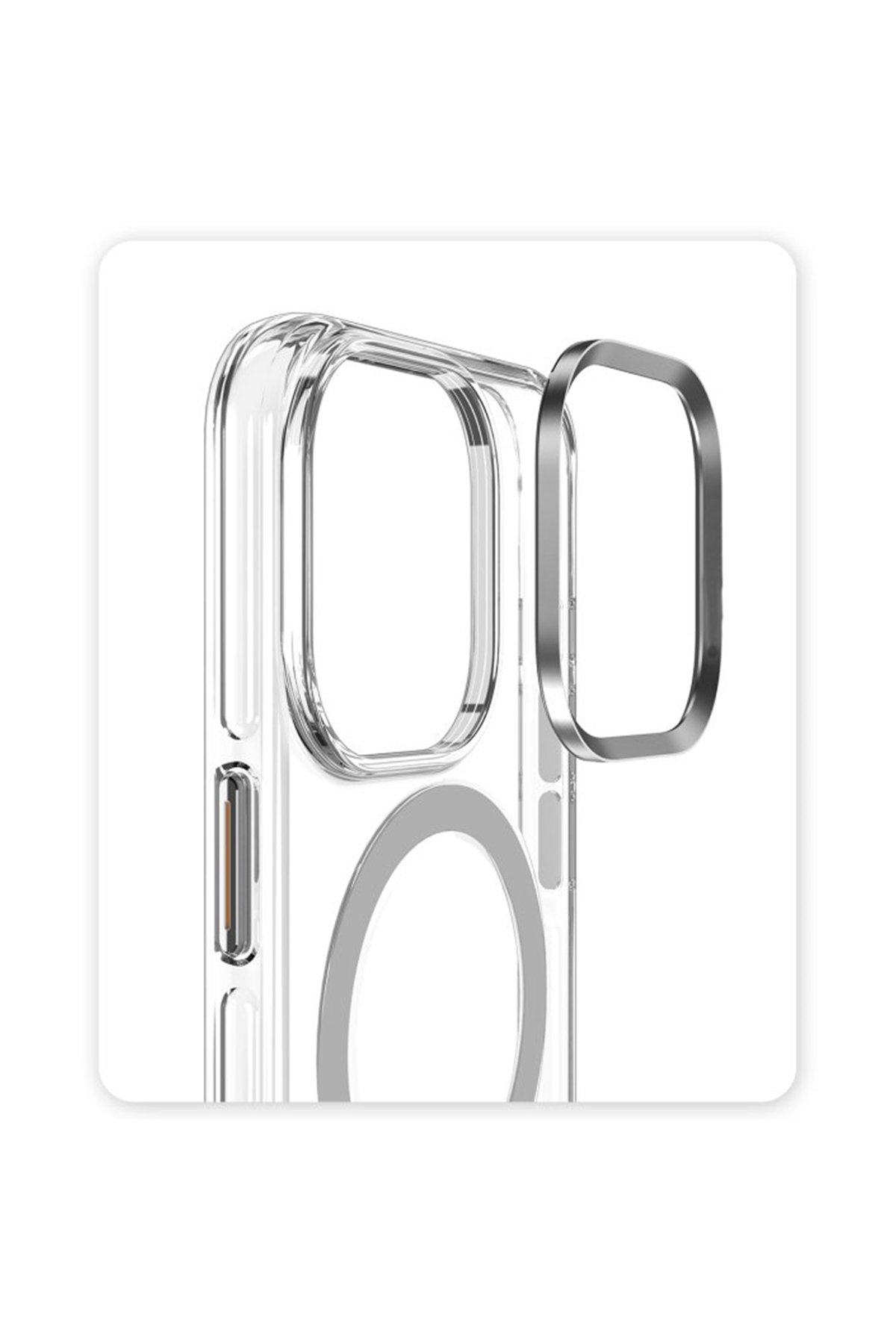 Joko iPhone 15 Pro Toras Airbag Magsafe Kapak - Titan Gri