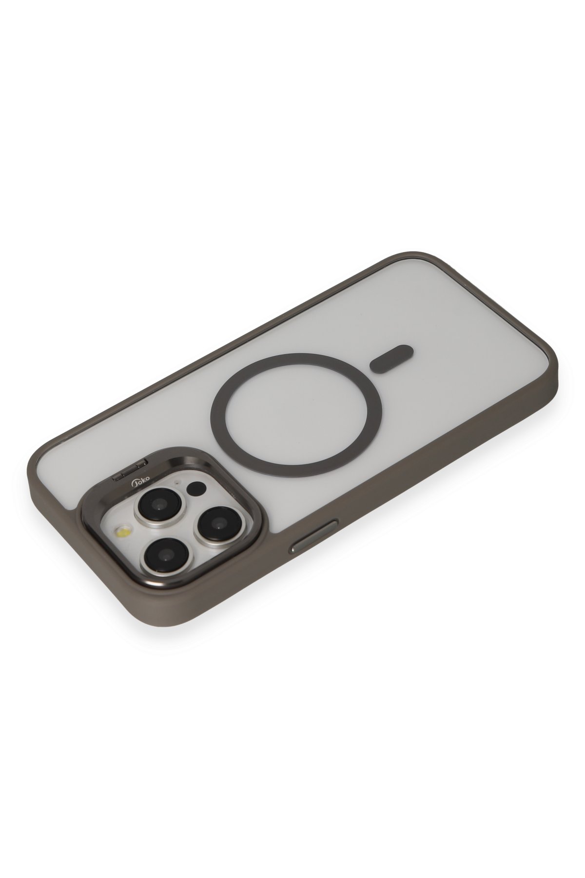 Joko iPhone 15 Pro Kılıf Bubble Magsafe Kapak - Mor