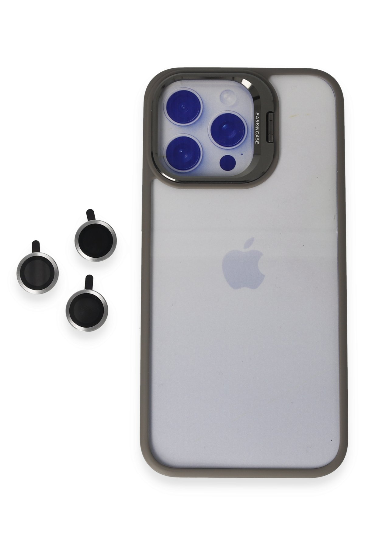 Joko iPhone 15 Pro Kılıf Velvet Magsafe Kapak - Titan Gri
