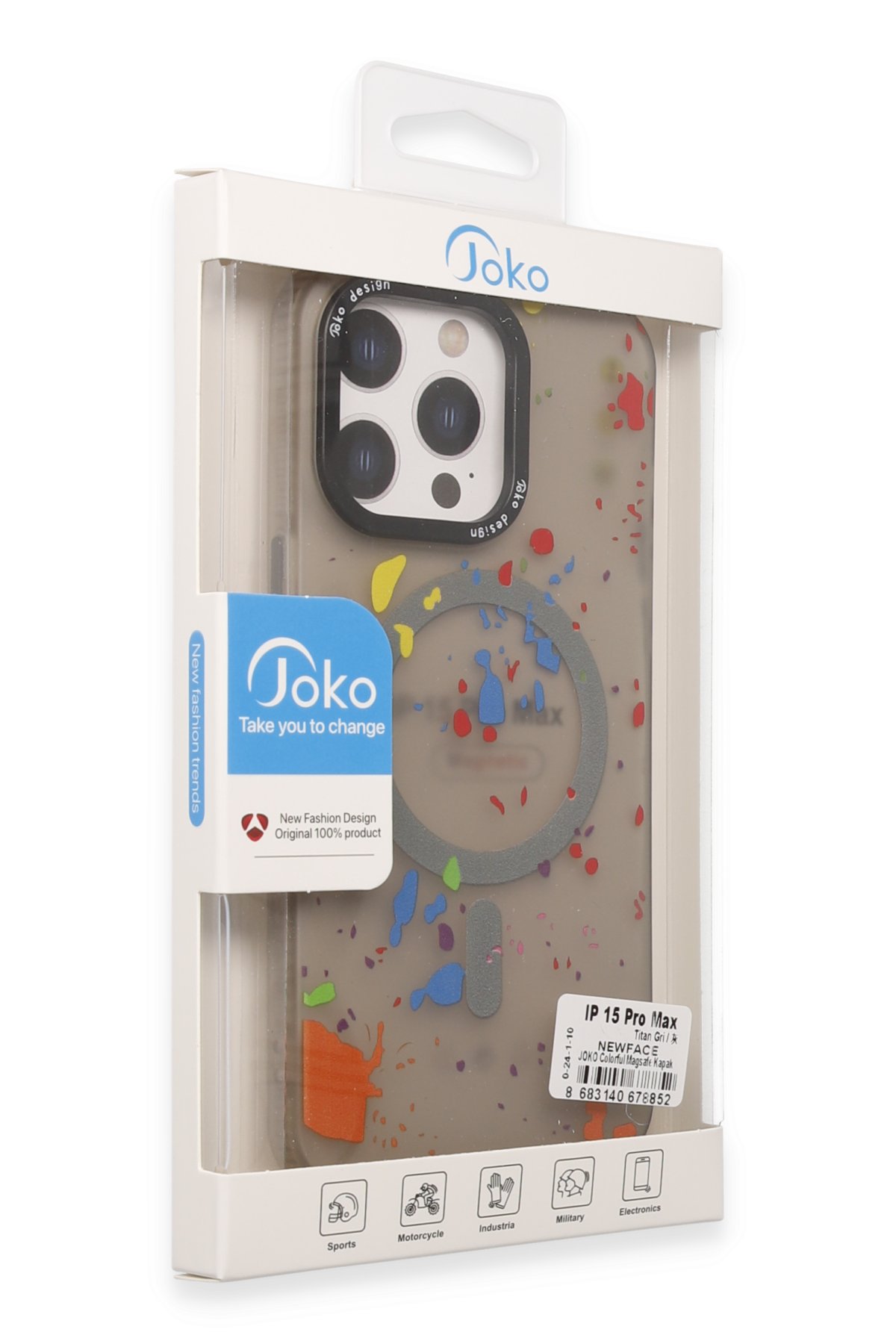 Joko iPhone 15 Pro Max Solid Magsafe Kapak - Derin Mor