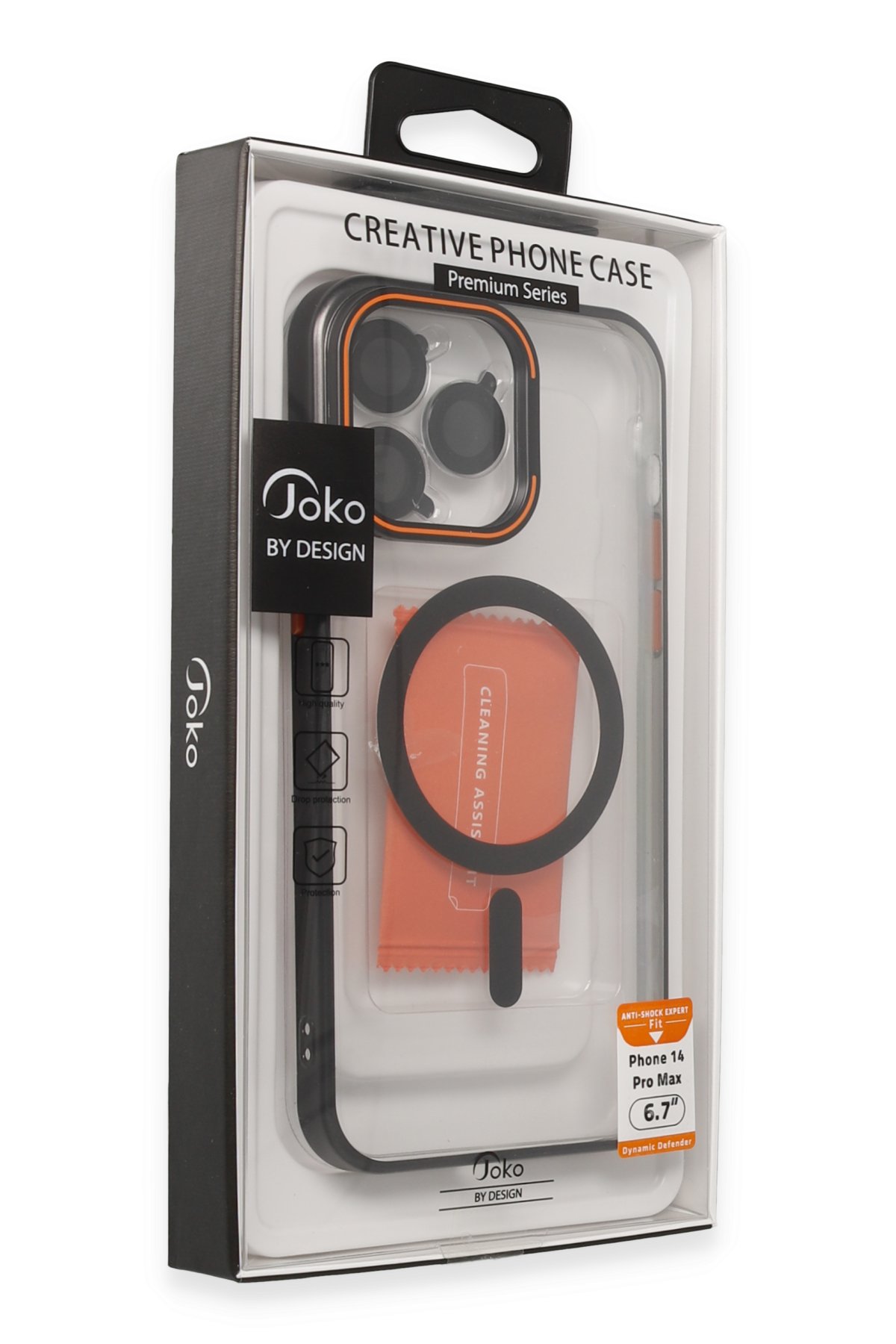 Joko iPhone 15 Pro Max Stella PC Sert Magsafe Kılıf - Şeffaf