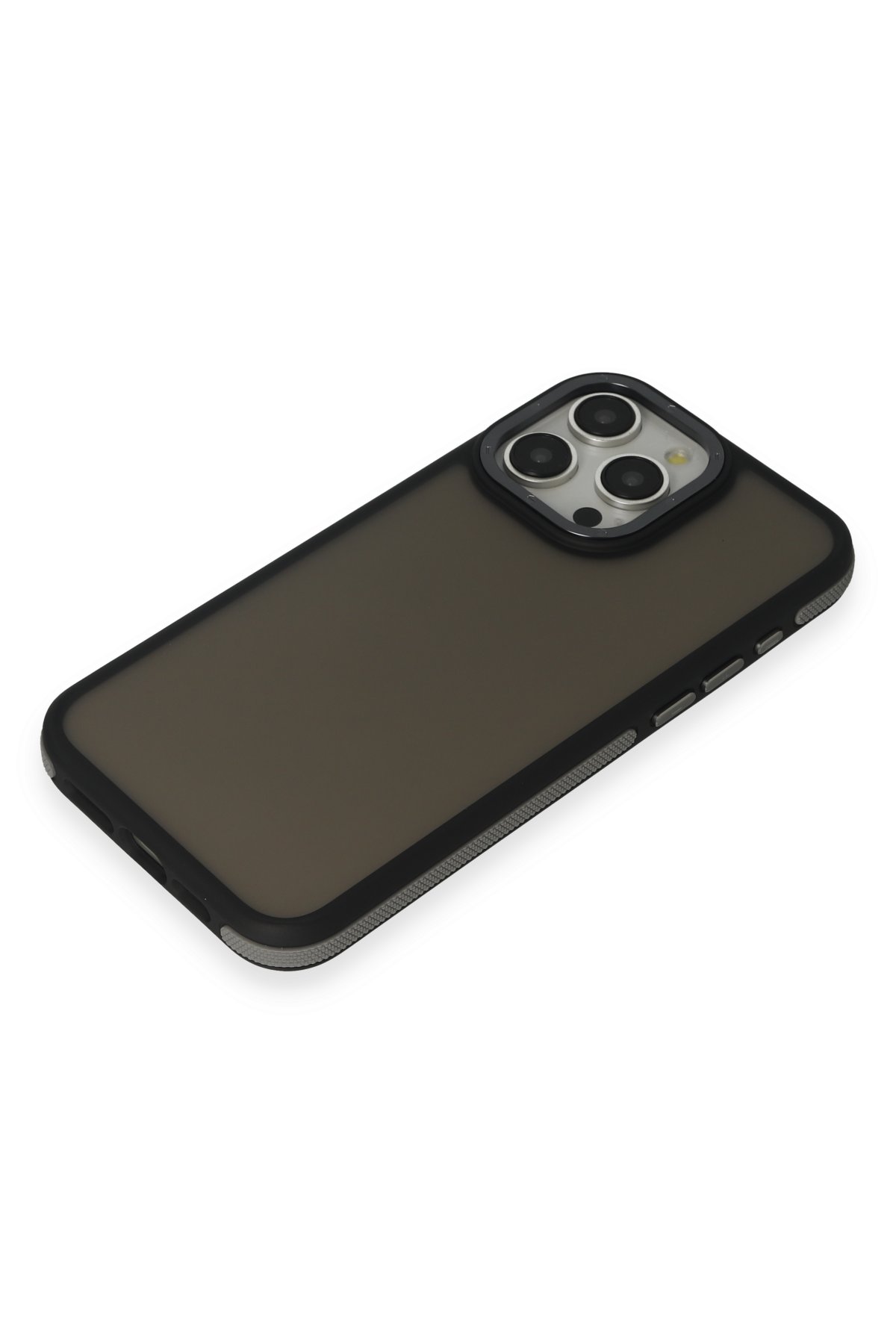 Newface iPhone 15 Pro Max Kılıf Zuma Kartvizitli Yüzüklü Silikon - Siyah