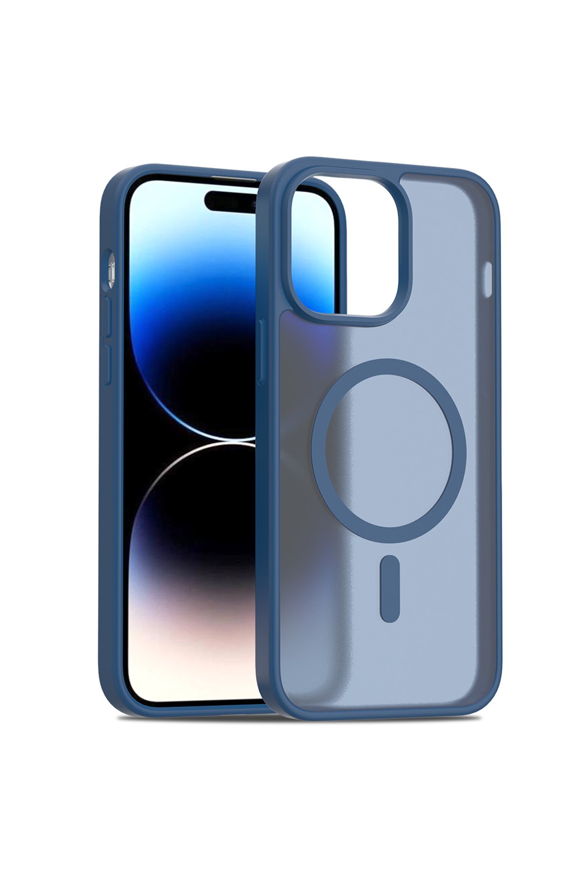 Joko iPhone 15 Pro Max PVD Metal Kamera Lens - Lacivert