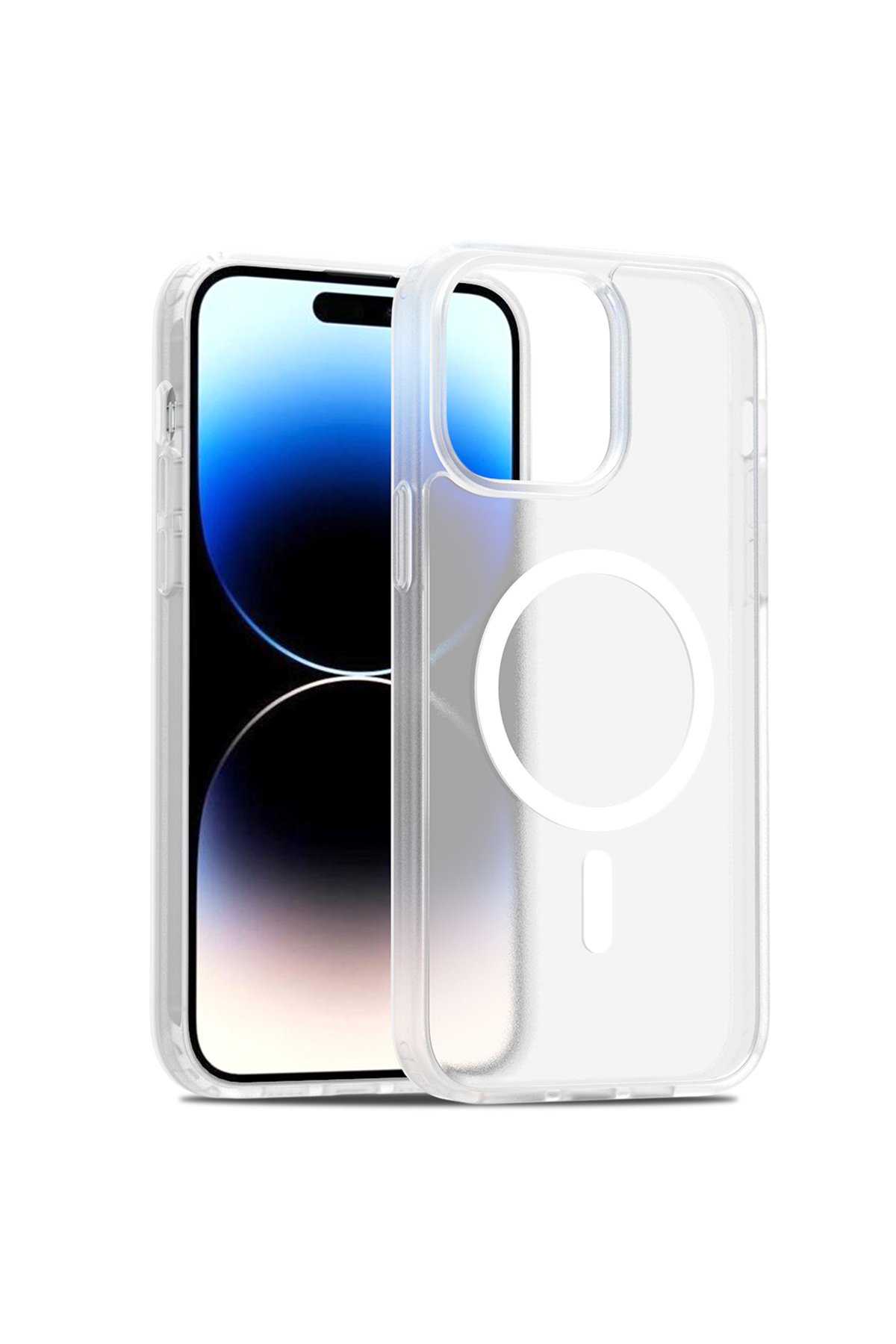 Joko iPhone 15 Pro Max Kılıf Metal Bumper Magneticsafe Kapak - Siyah