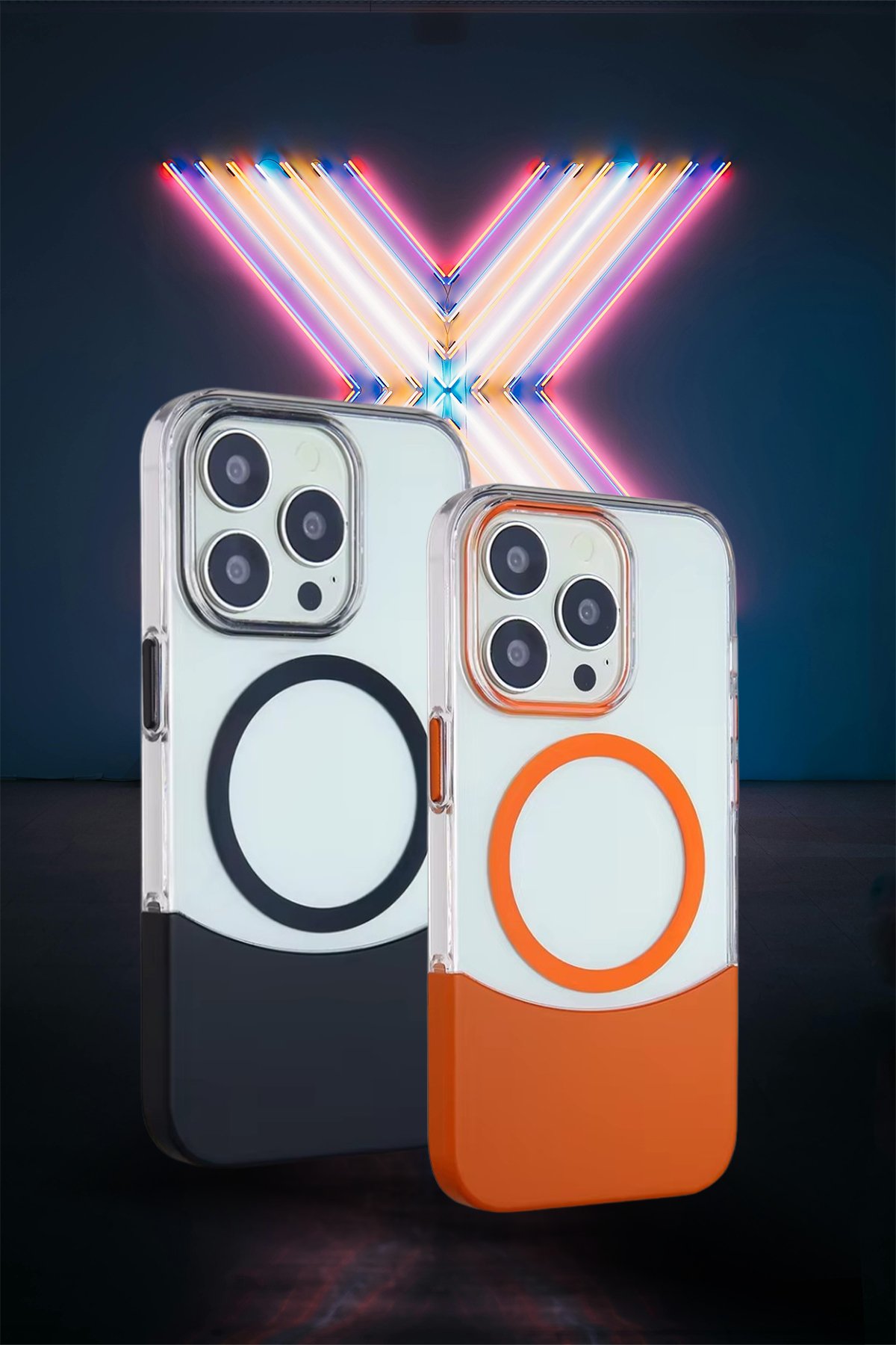 Joko iPhone 15 Pro Max Avatar 360 Dönen Magsafe Kapak - Titan Gri
