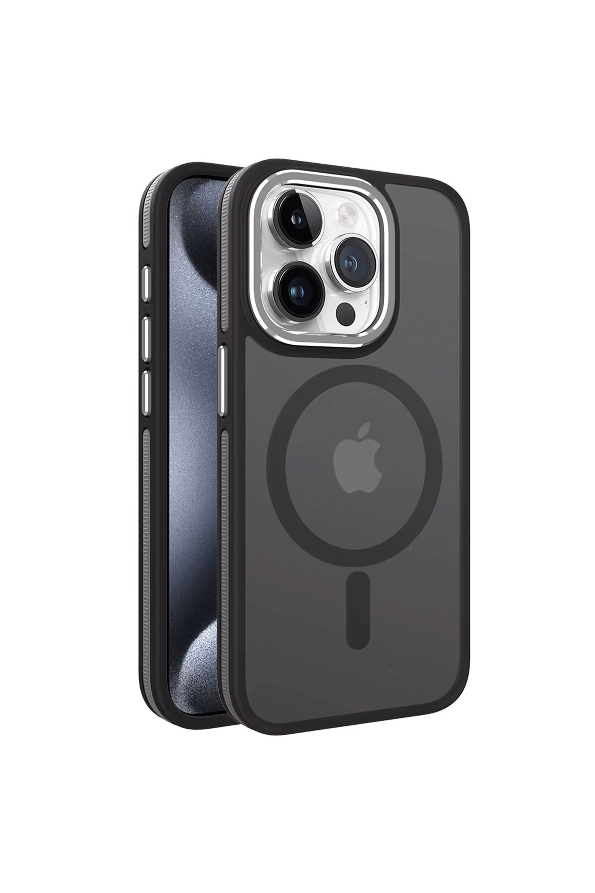 Joko iPhone 15 Pro Max Kılıf Roblox Lens Standlı Kapak - Titan Gri