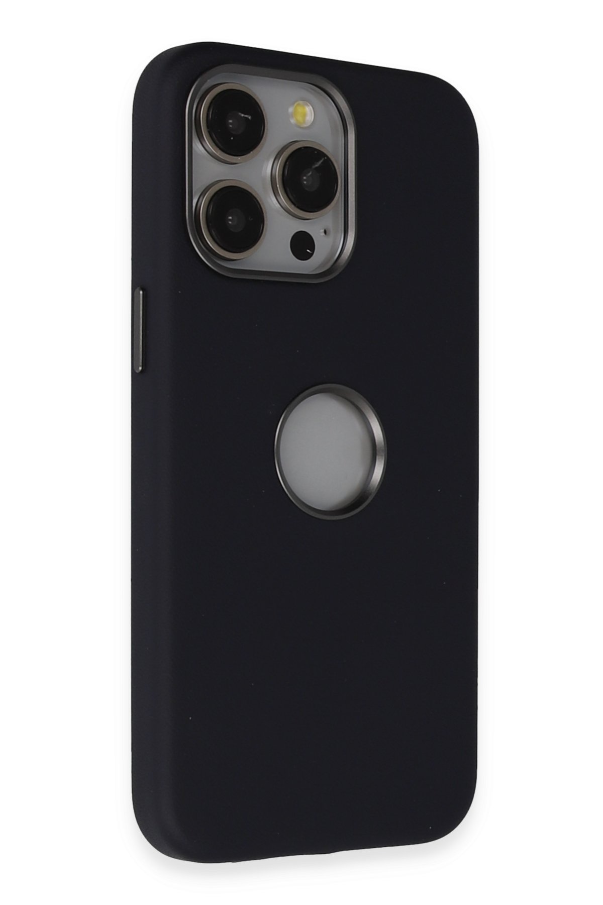 Joko iPhone 15 Pro Kılıf Flet Lens Magsafe Kapak - Lacivert