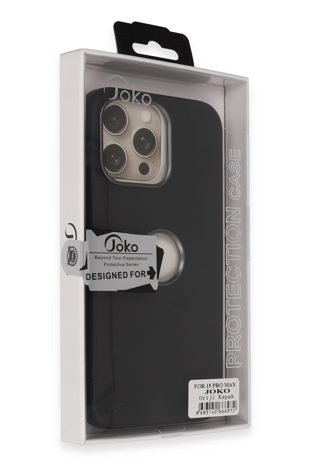 Joko iPhone 15 Pro Kılıf Roblox Lens Standlı Kapak - Siyah