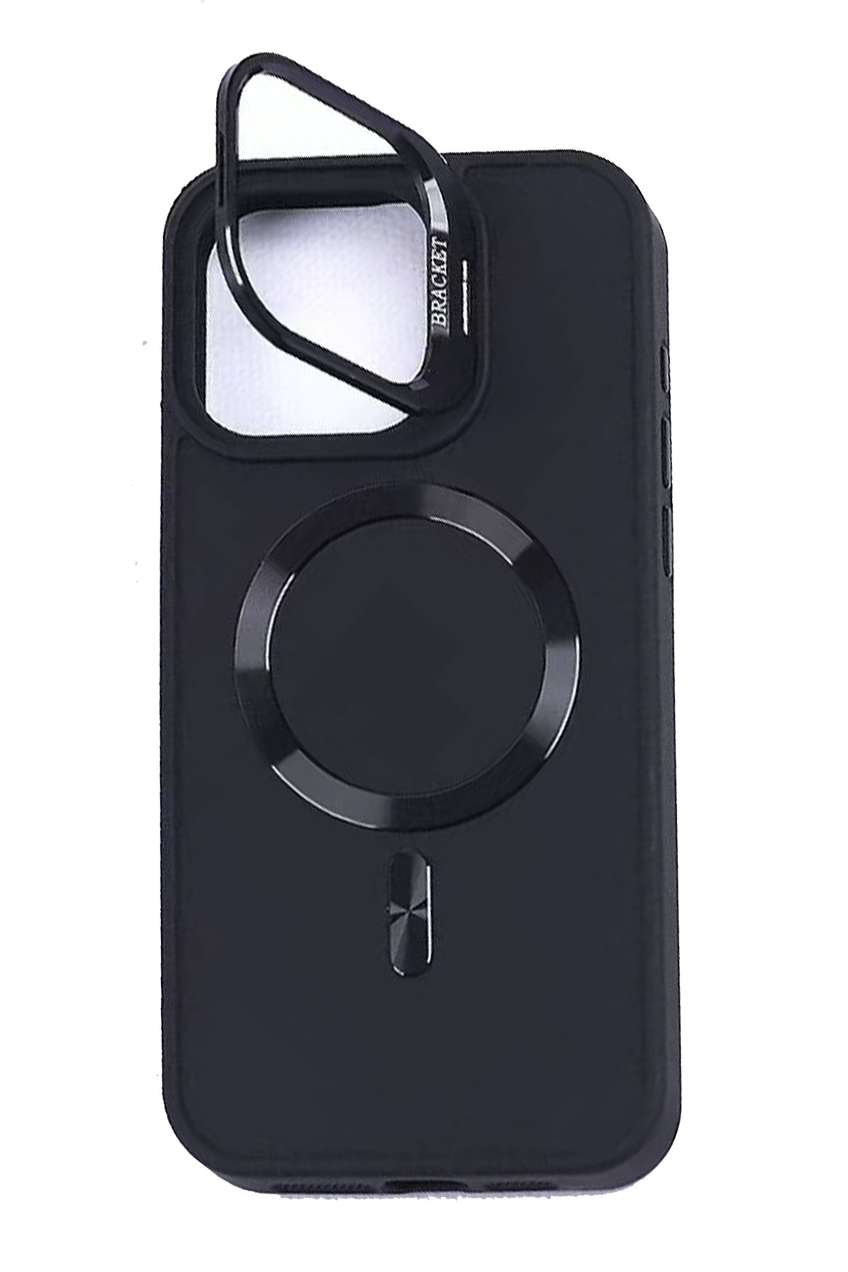 Joko iPhone 15 Pro Kılıf Metal Bumper Magneticsafe Kapak - Lacivert