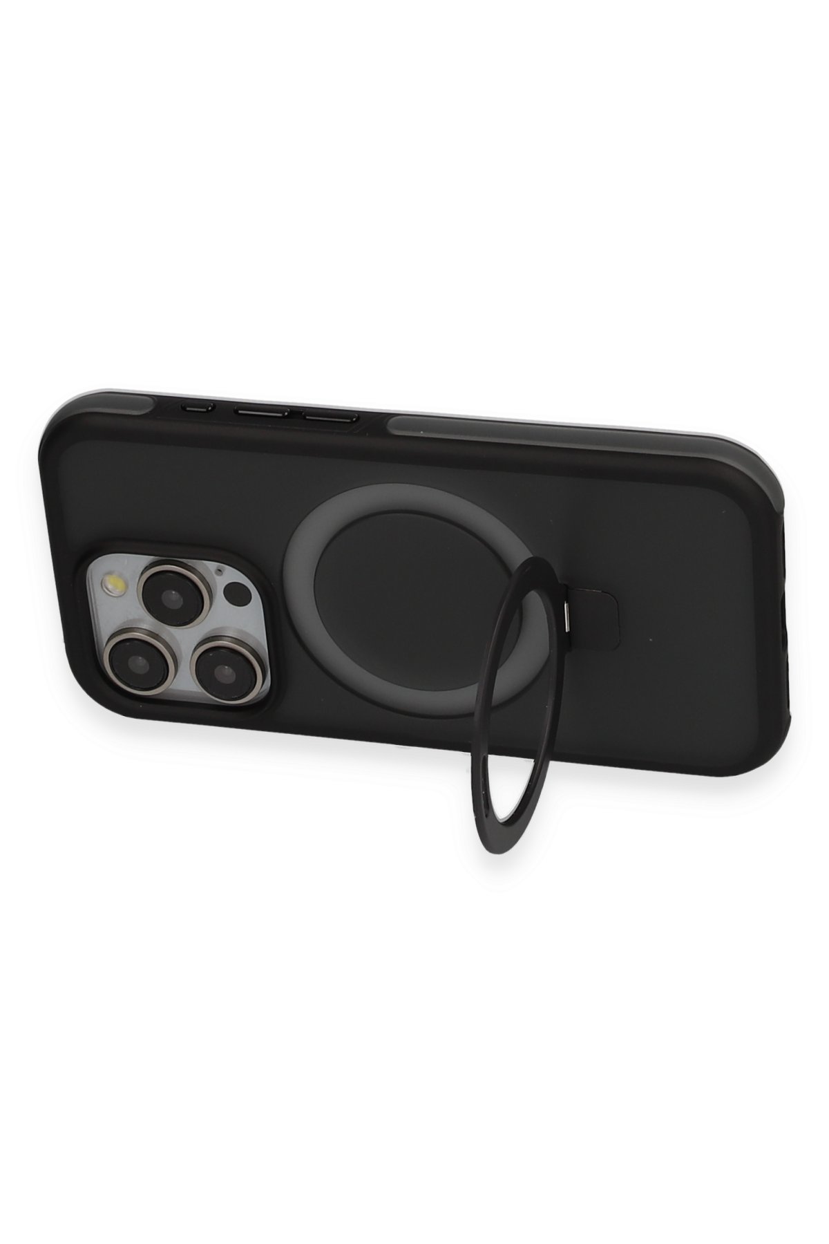 Joko iPhone 15 Pro Kılıf Velvet Magsafe Kapak - Lacivert