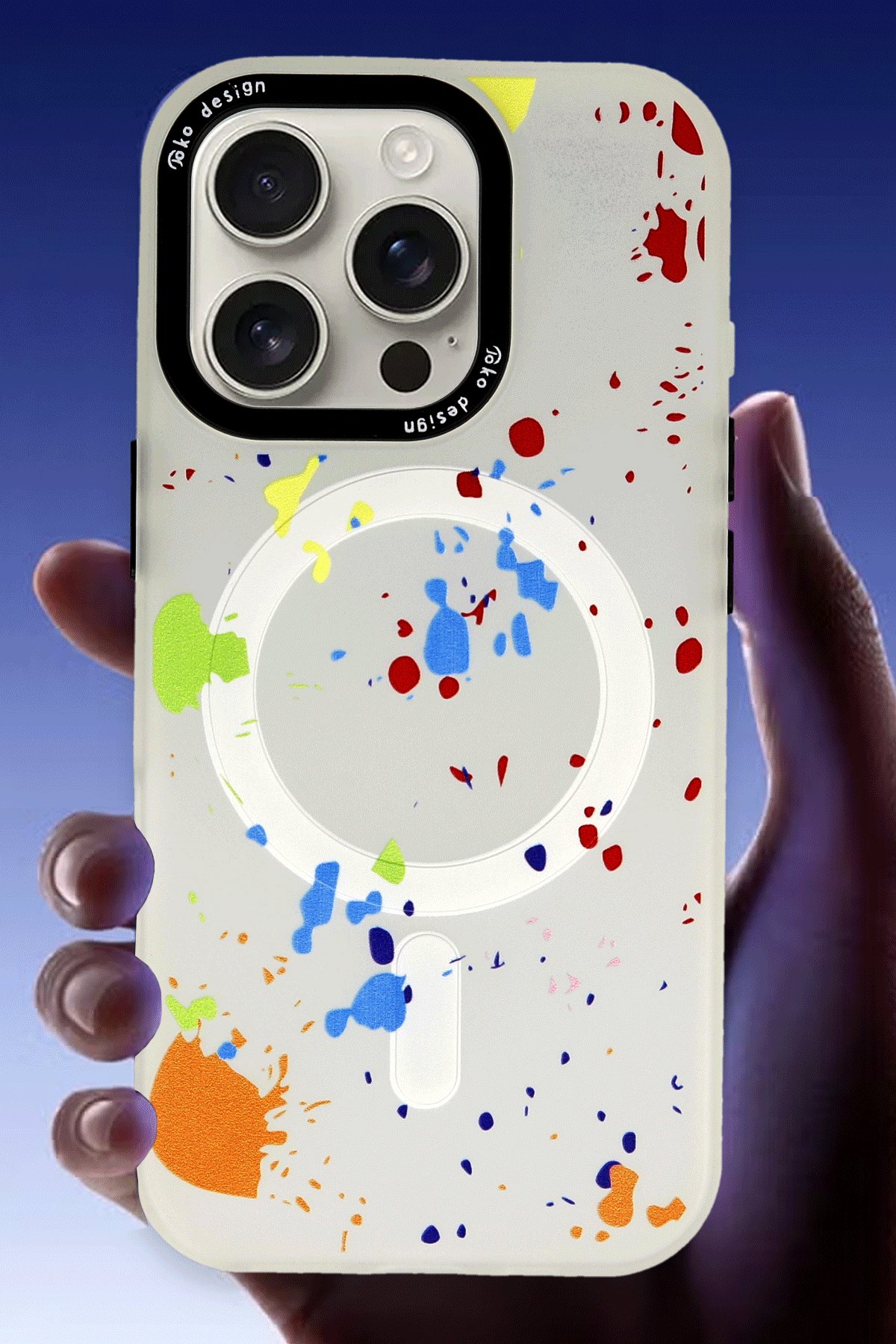 Joko iPhone 16 Colorful Magsafe Kapak - Lacivert