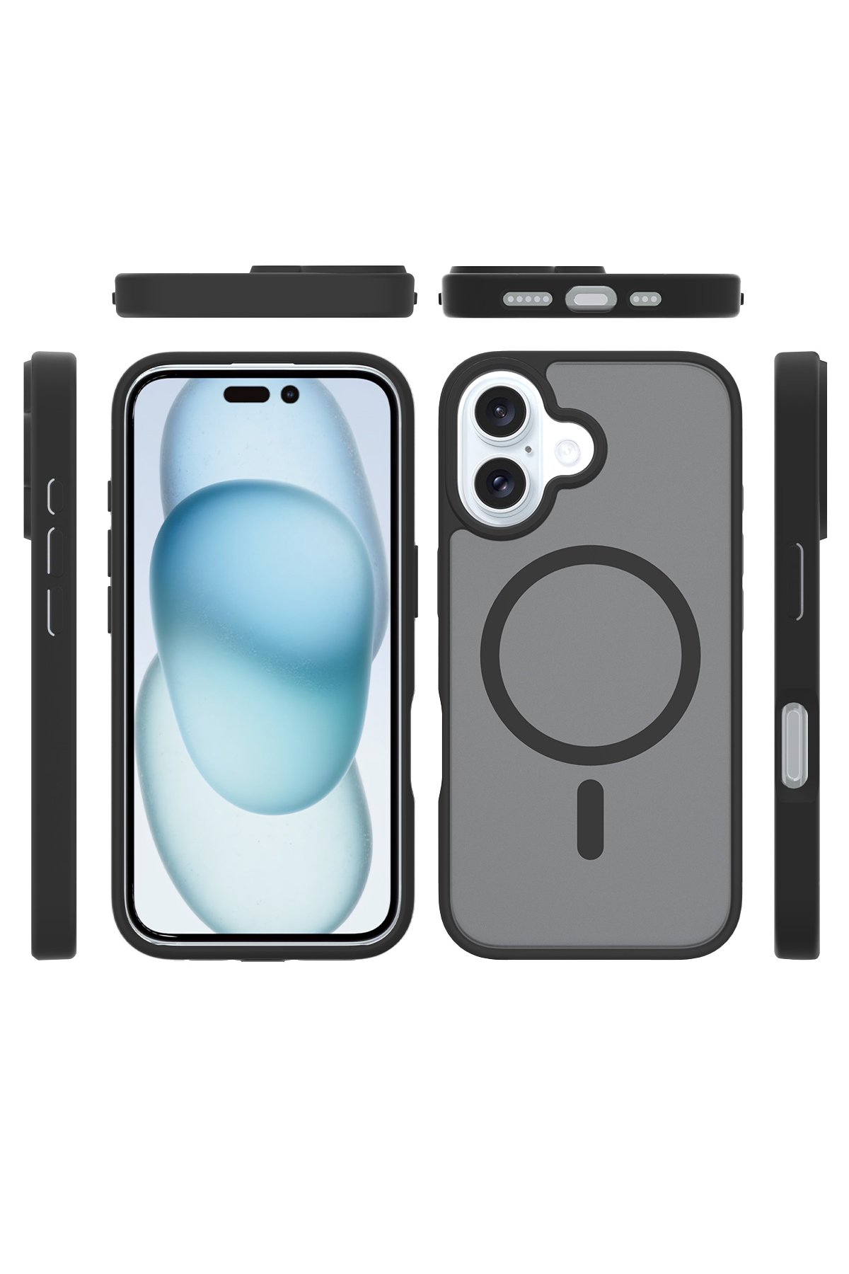 Joko iPhone 16 Plus Flet Lens Magsafe Kapak - Gri