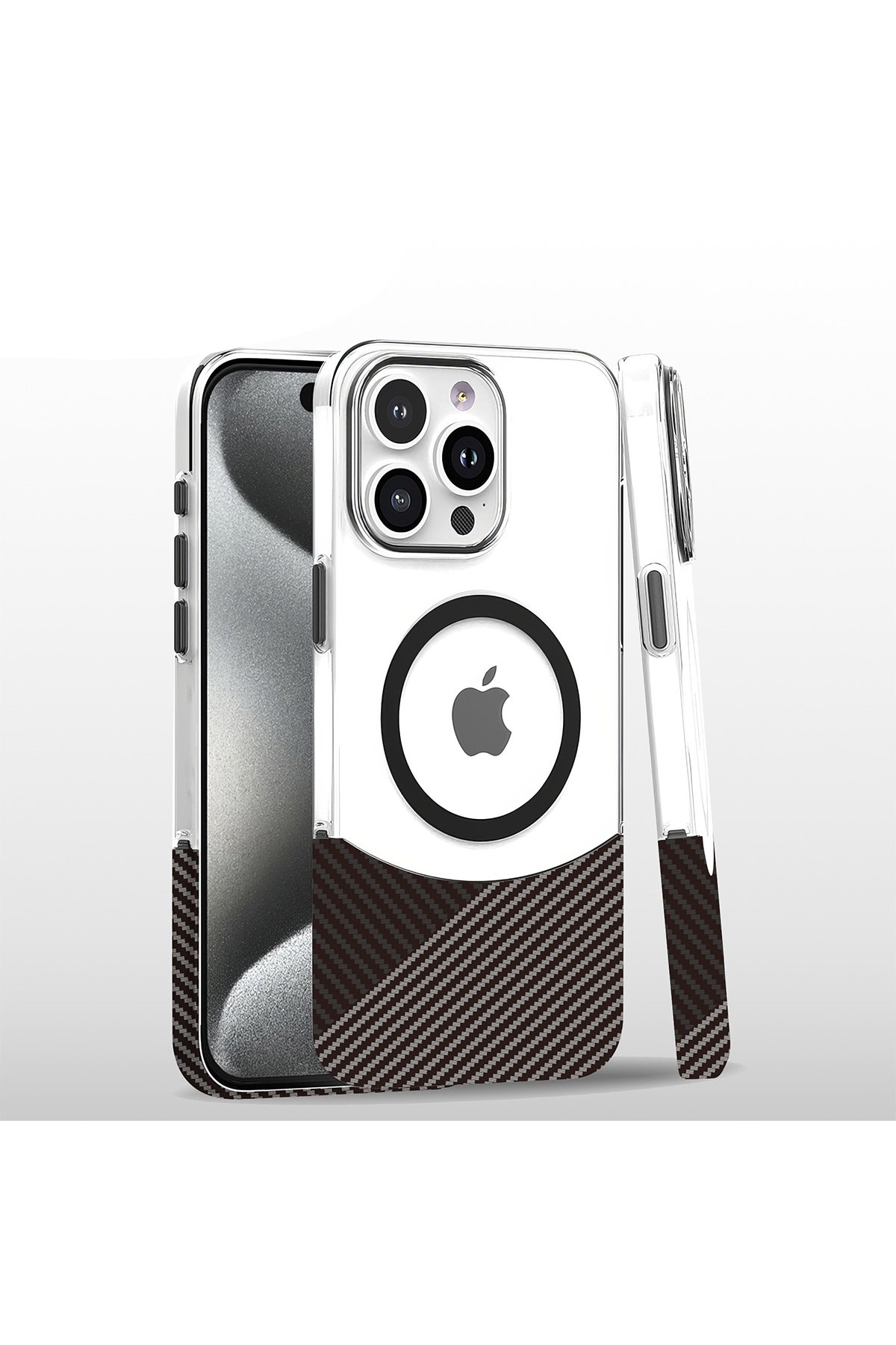 Joko iPhone 16 Pro Gleam PC Sert Magsafe Kılıf - Titan Gri