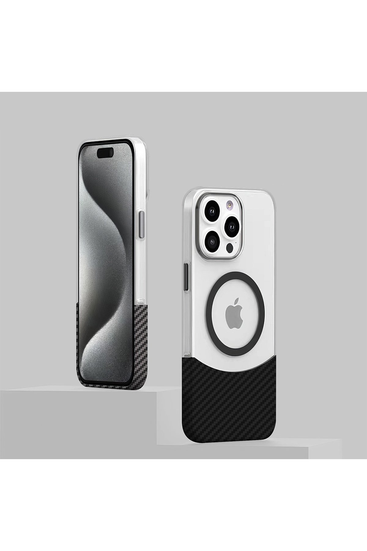 Joko iPhone 16 Pro Gleam PC Sert Magsafe Kılıf - Titan Gri