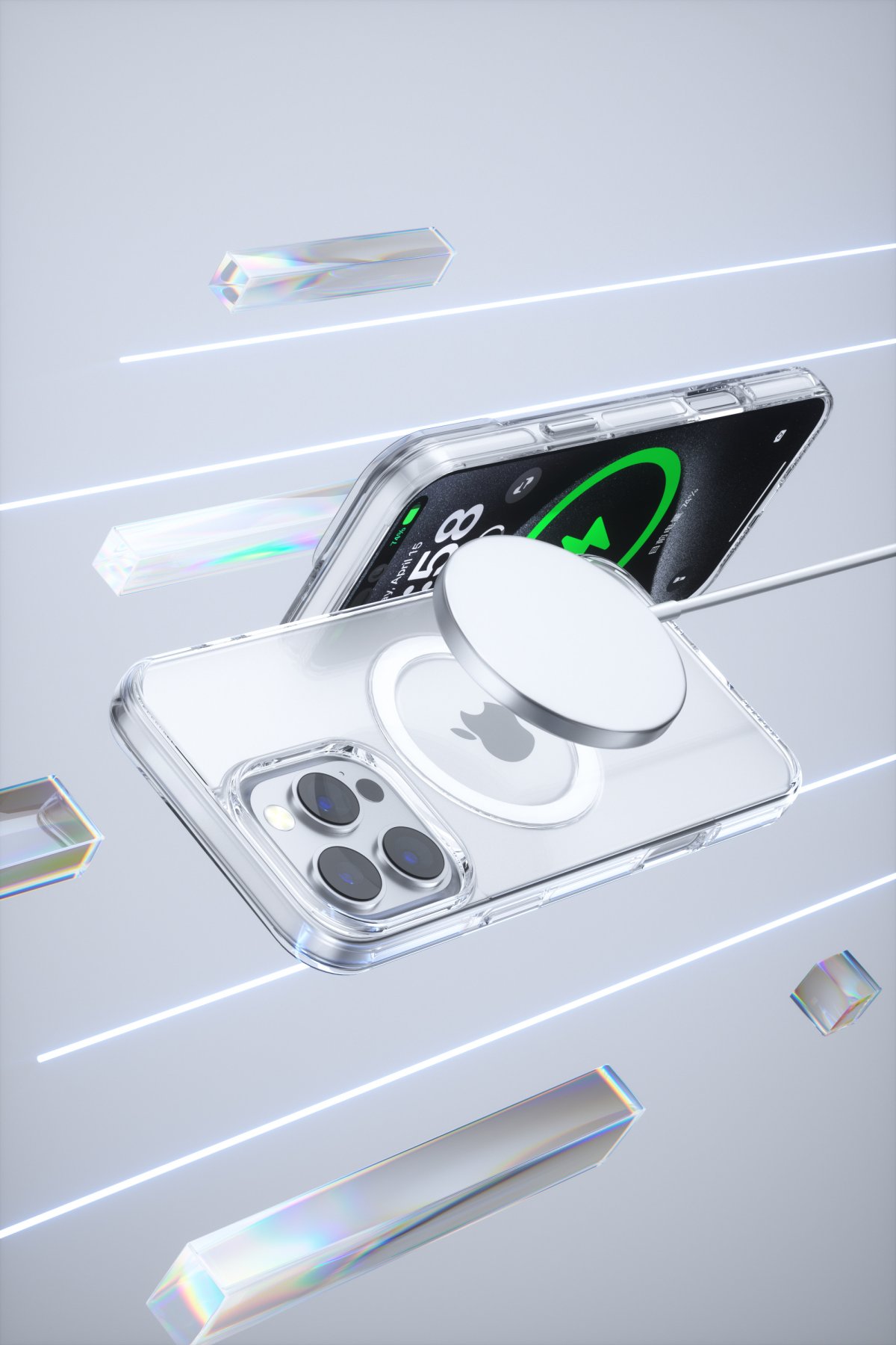 Joko iPhone 16 Pro Phantom Magsafe Kapak - Mor