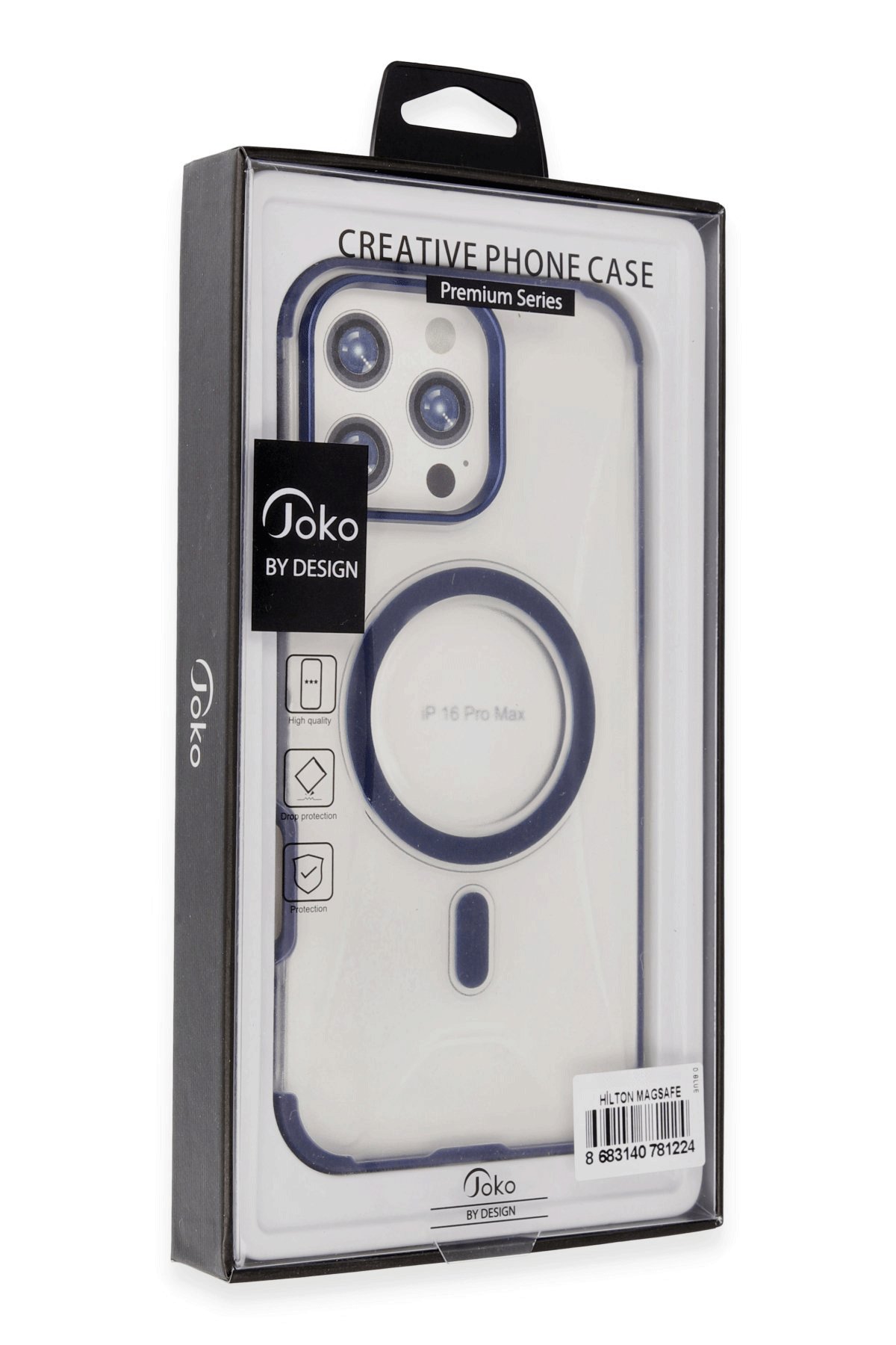 Joko iPhone 16 Pro Avatar 360 Dönen Magsafe Kapak - Titan Gri
