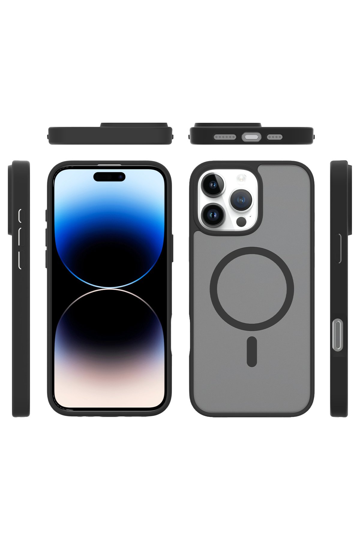 Joko iPhone 16 Pro Flet Lens Magsafe Kapak - Gri