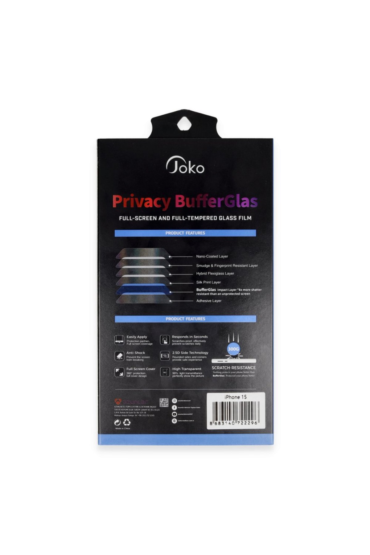 Joko iPhone 16 Pro Max Banza Magsafe Standlı Kapak - Derin Mor