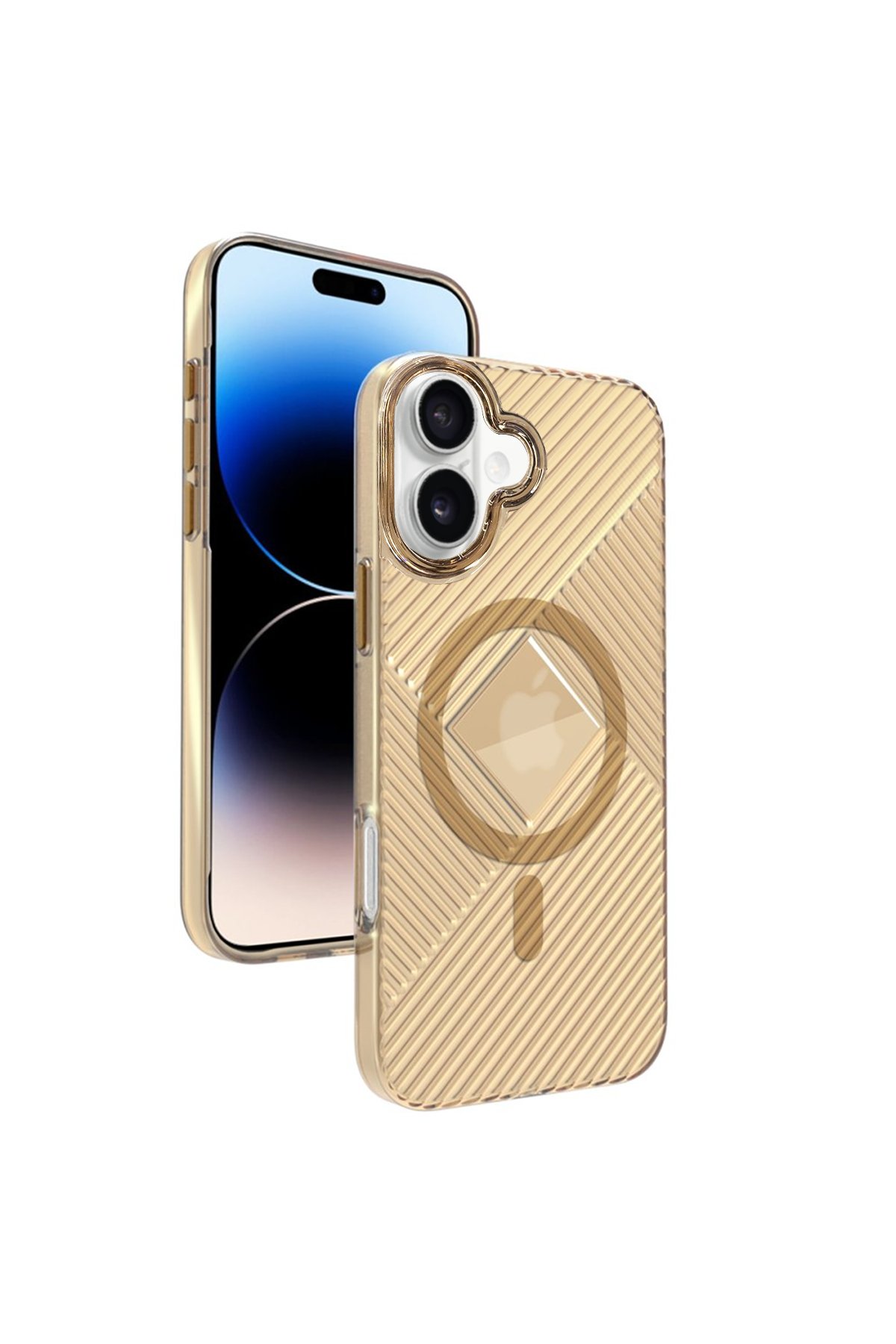 Joko iPhone 16 Orange Karbon Magsafe Kapak - Siyah