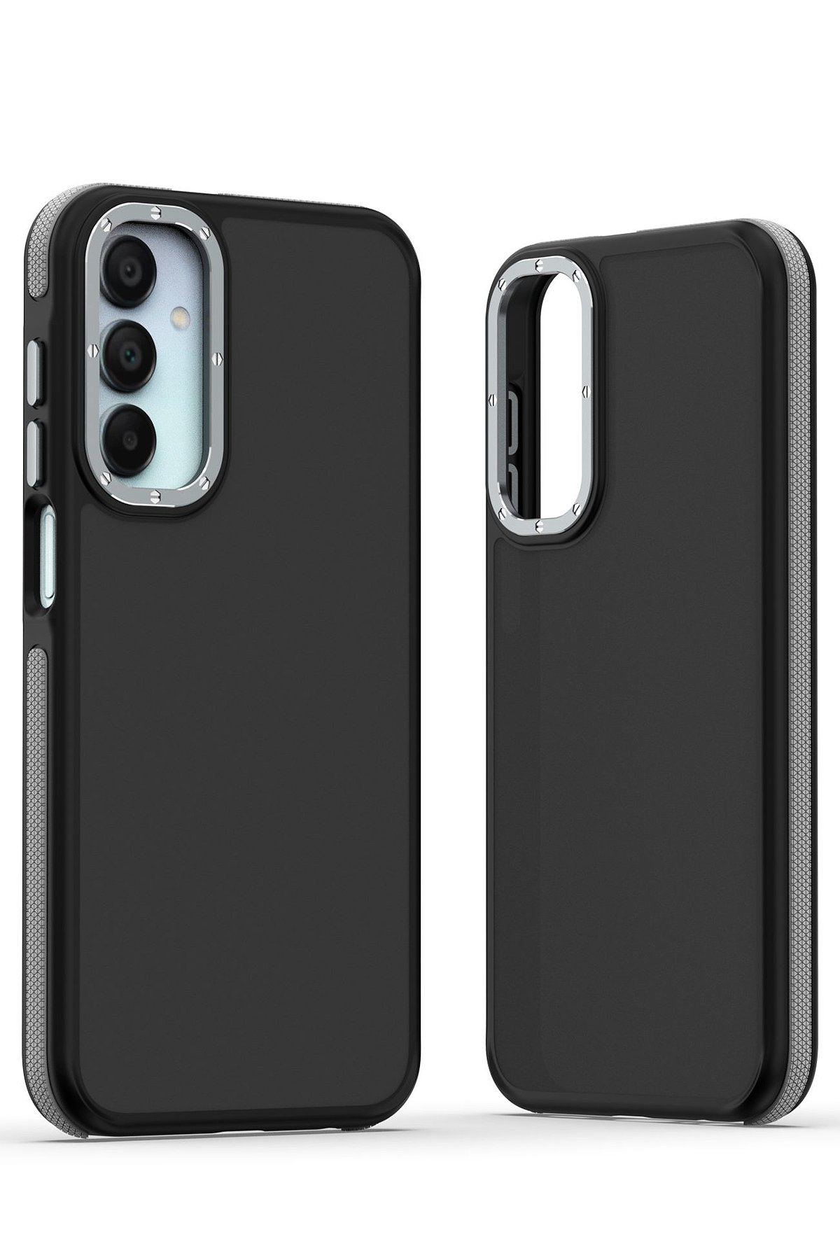 Newface Samsung Galaxy A35 5G Kılıf Boyi Silikon Kapak - Titan Gri