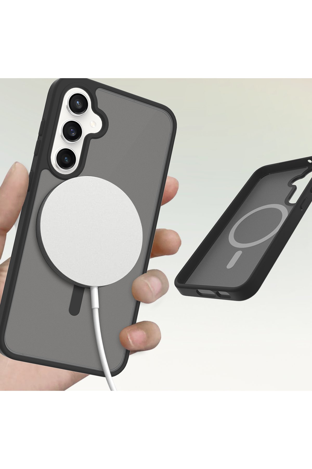 Joko Samsung Galaxy S23 FE Jota Magsafe Kapak - Titan Gri
