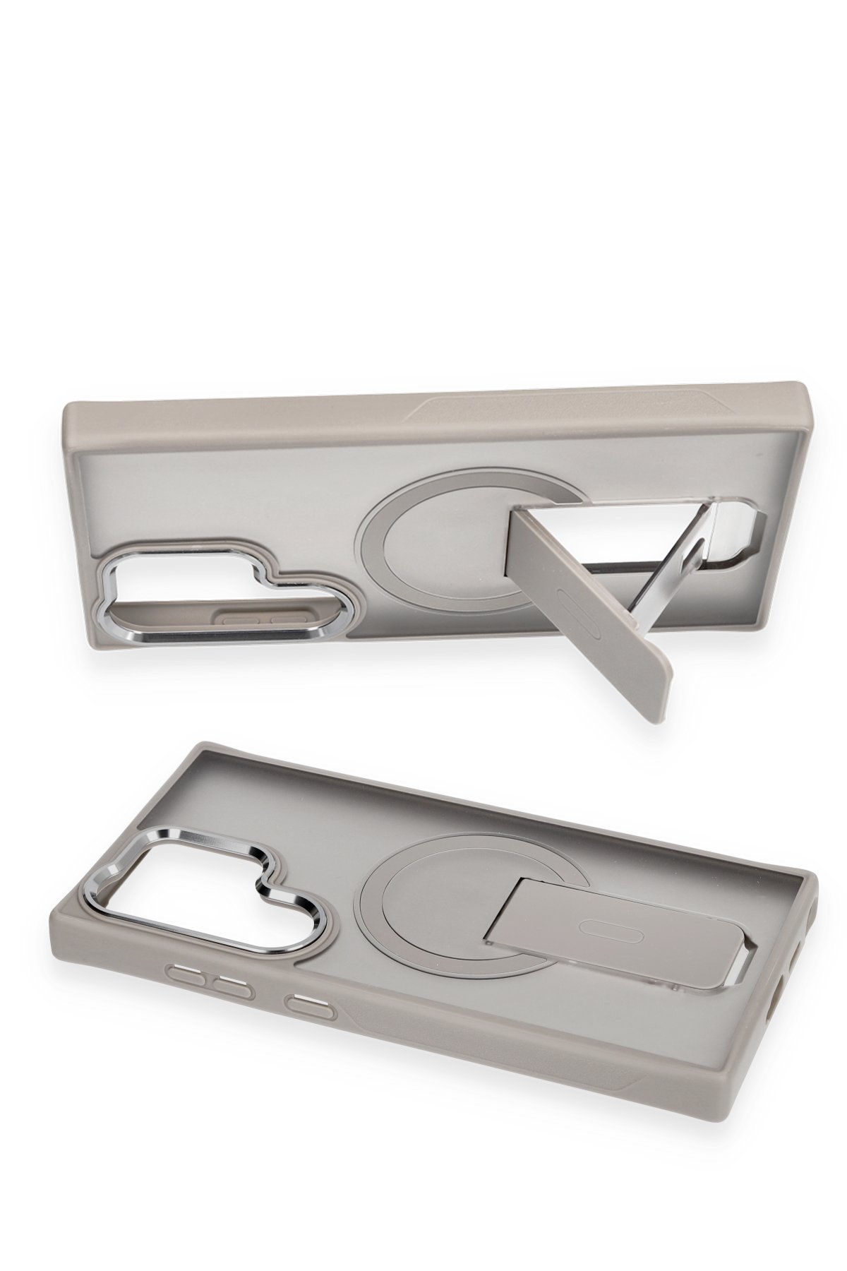 Newface Samsung Galaxy S23 Ultra Tork Magsafe Standlı Kapak - Derin Mor