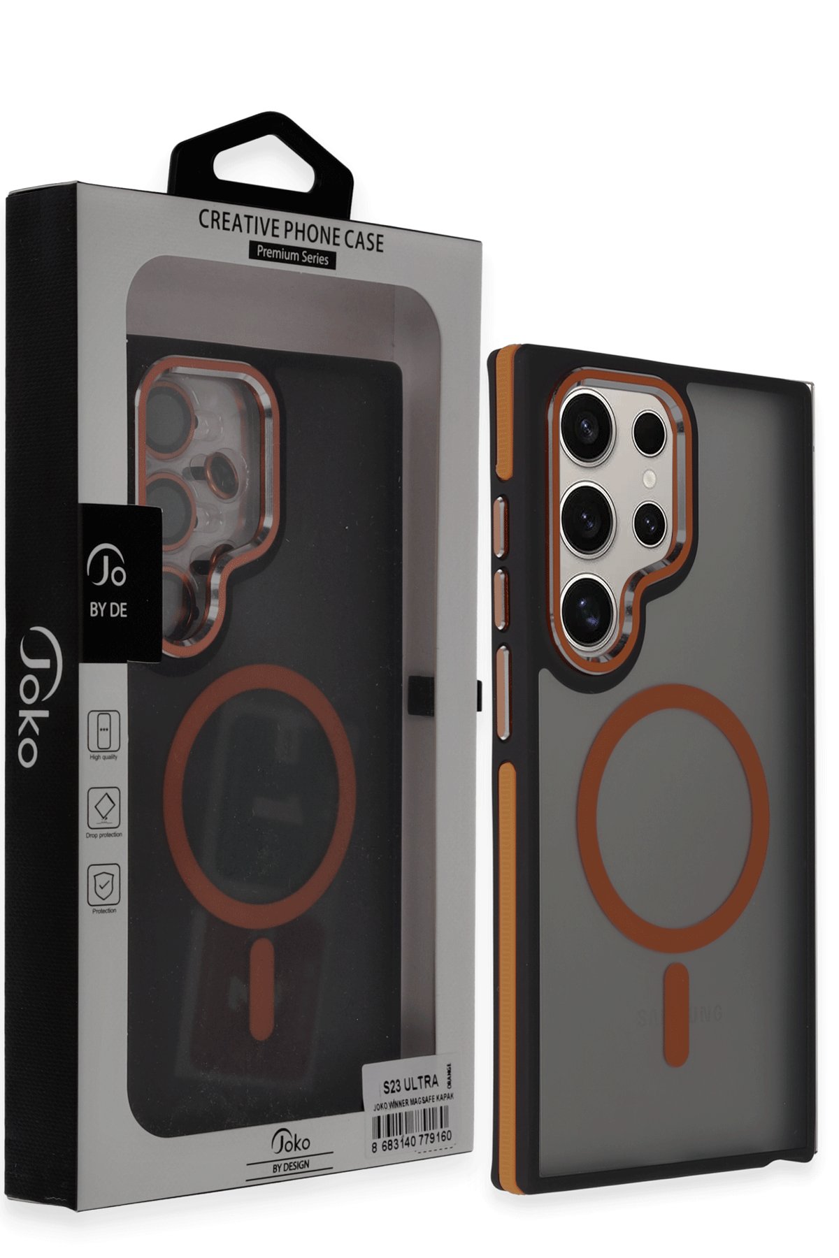 Joko Samsung Galaxy S23 Ultra Fun Magsafe Kapak - Beyaz