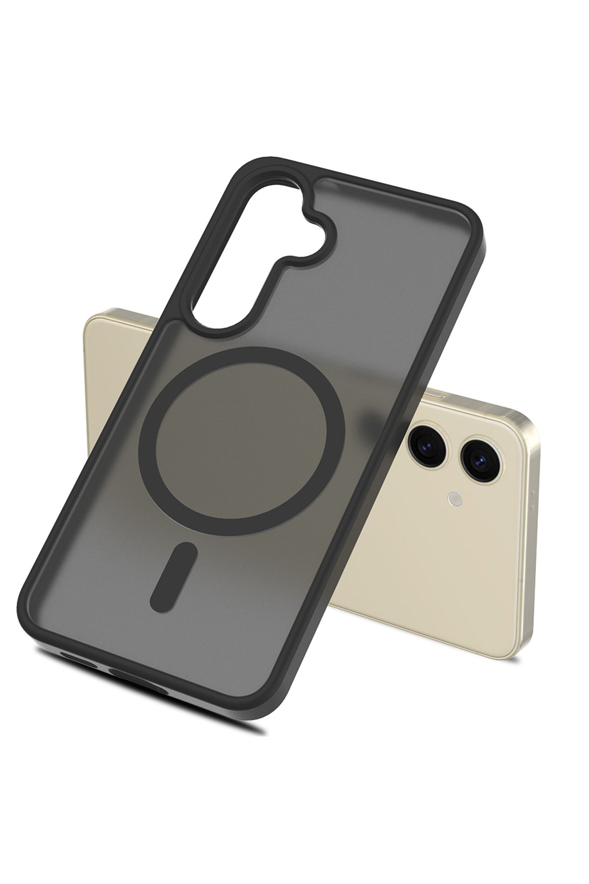 Joko Samsung Galaxy S24 Avatar 360 Dönen Magsafe Kapak - Lacivert