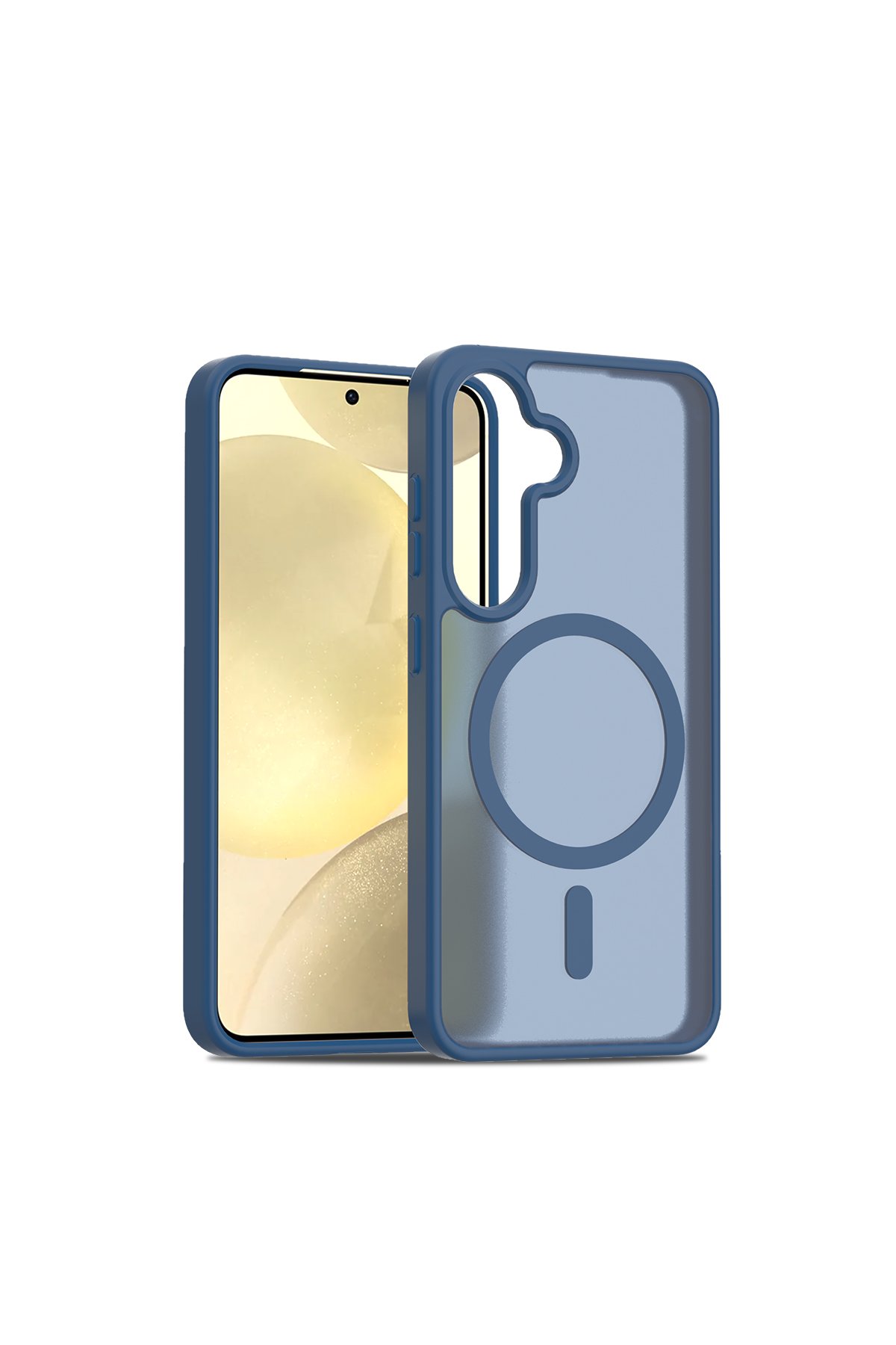 Joko Samsung Galaxy S24 Flet Lens Magsafe Kapak - Koyu Yeşil