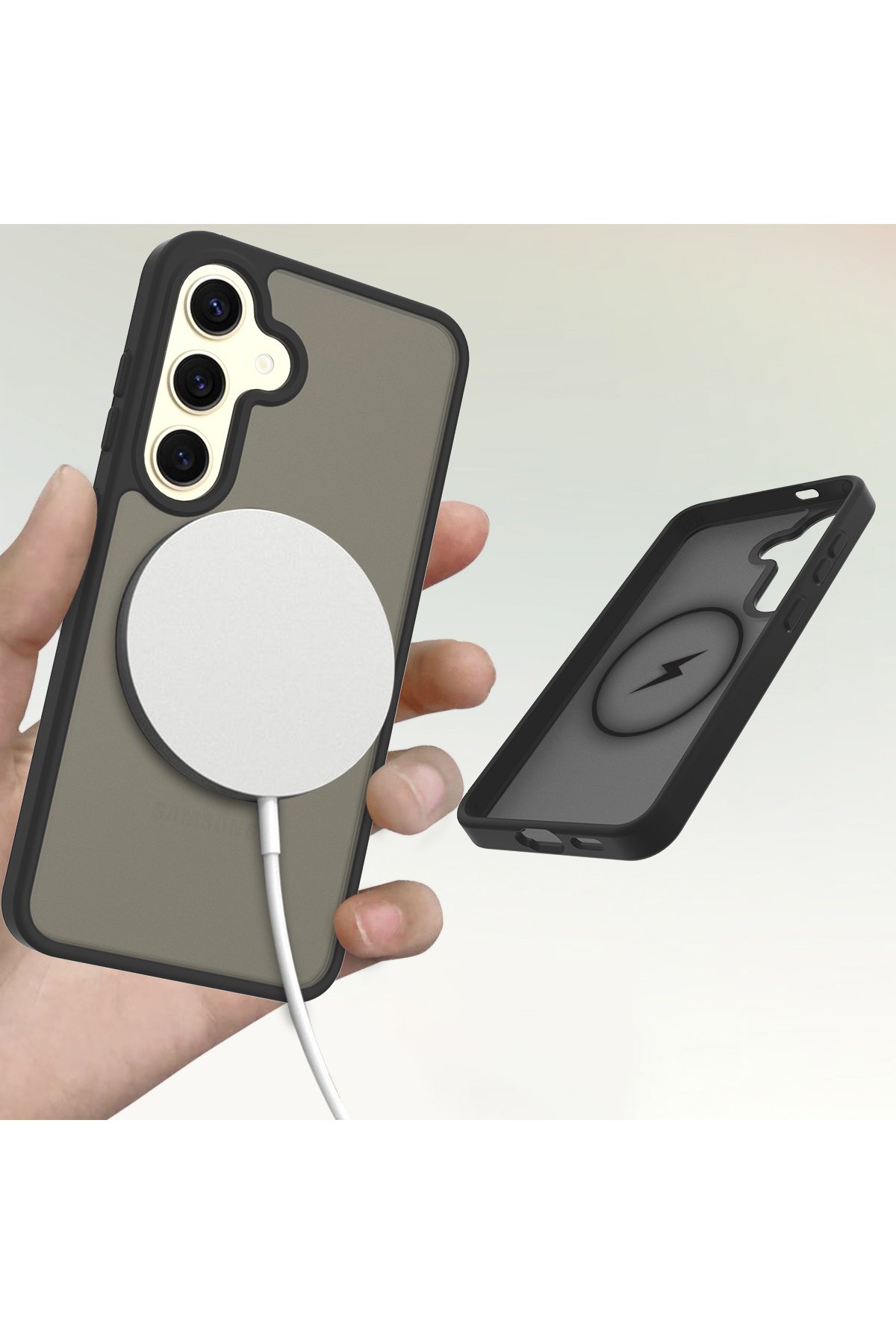 Joko Samsung Galaxy S24 Fun Magsafe Kapak - Derin Mor