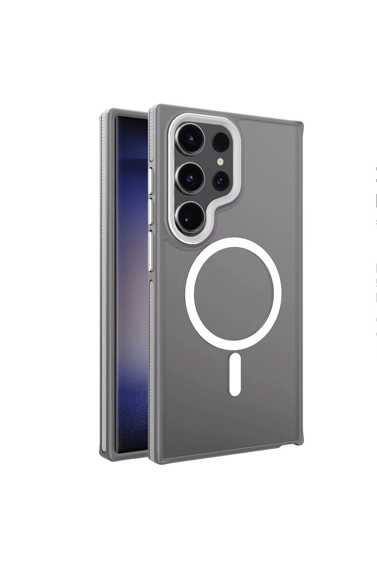 Joko Samsung Galaxy S24 Ultra Crystal Magsafe Kapak - Şeffaf
