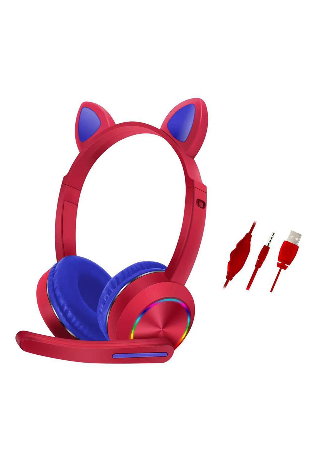 Karler Bass KRH4 Aktif Gürültü Engelleyici Özellikli Kafaüstü Kablosuz Bluetooth Kulaklık - Pembe
