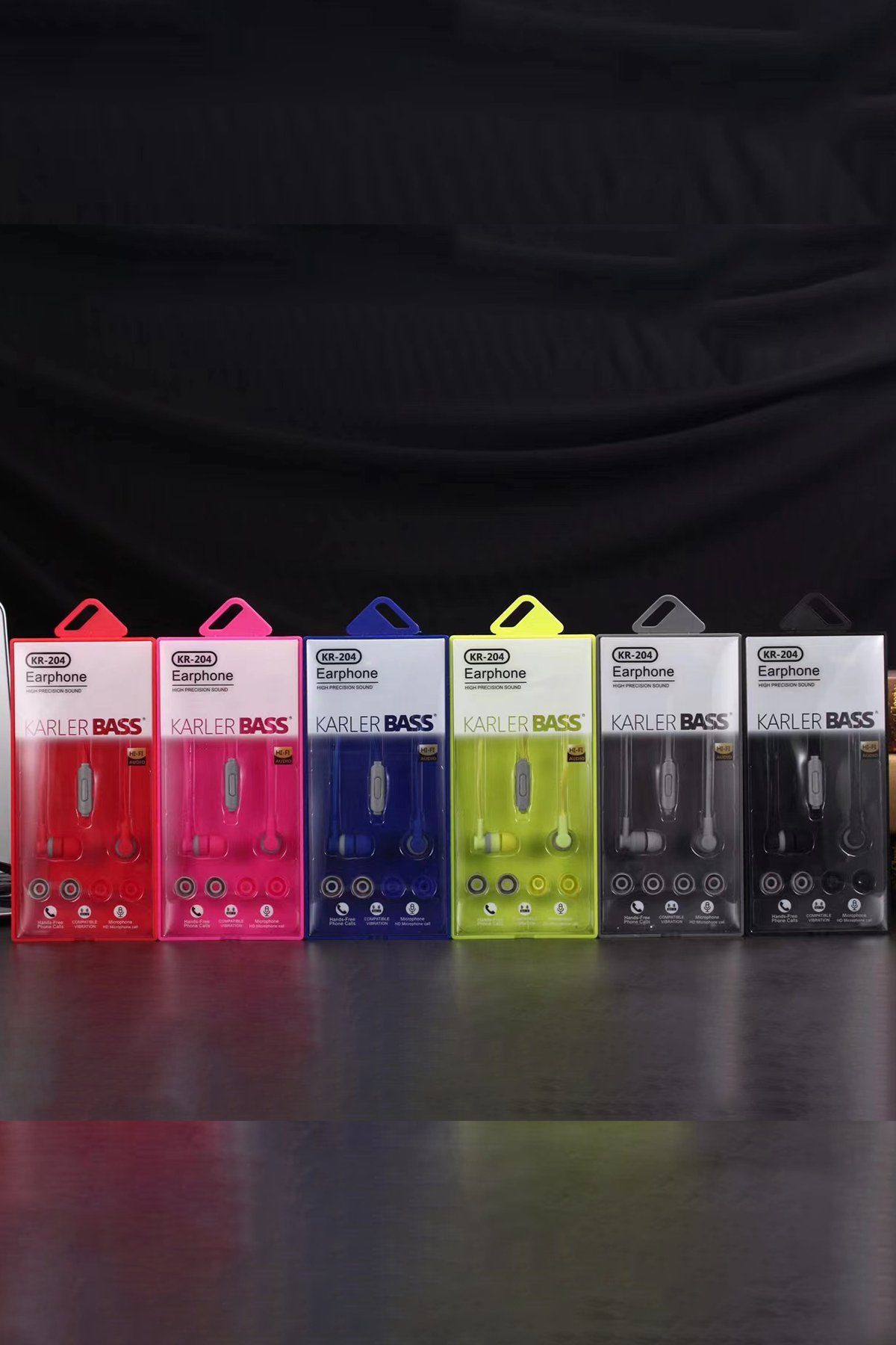 Karler Bass KR-207 Mıknatıslı Kablolu Kulaklık - Lacivert