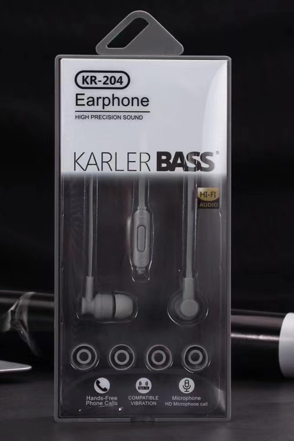 Karler Bass KR-207 Mıknatıslı Kablolu Kulaklık - Lacivert