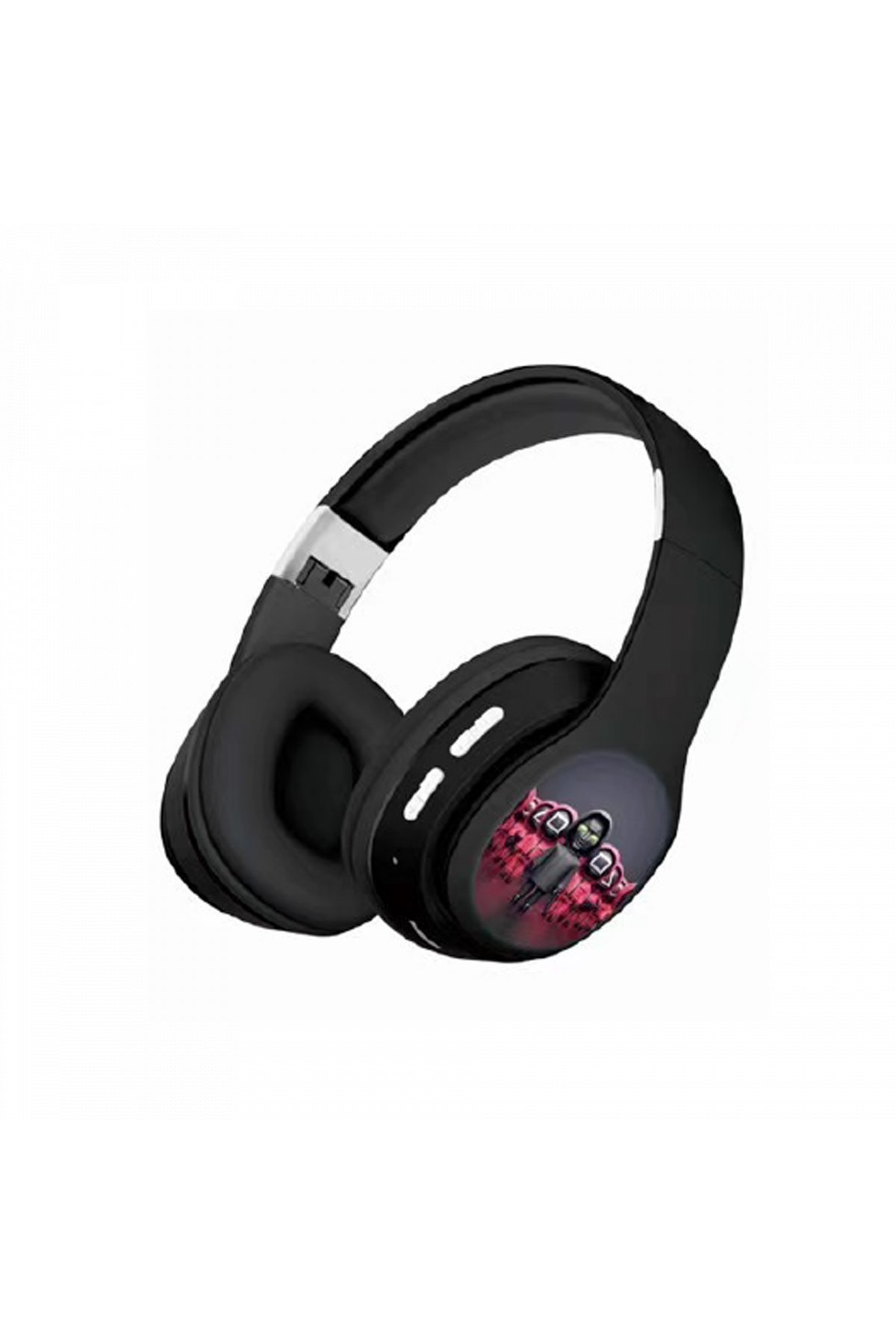 Karler Bass KRH1 RGB Kafaüstü Kablosuz Kulaklık - Siyah