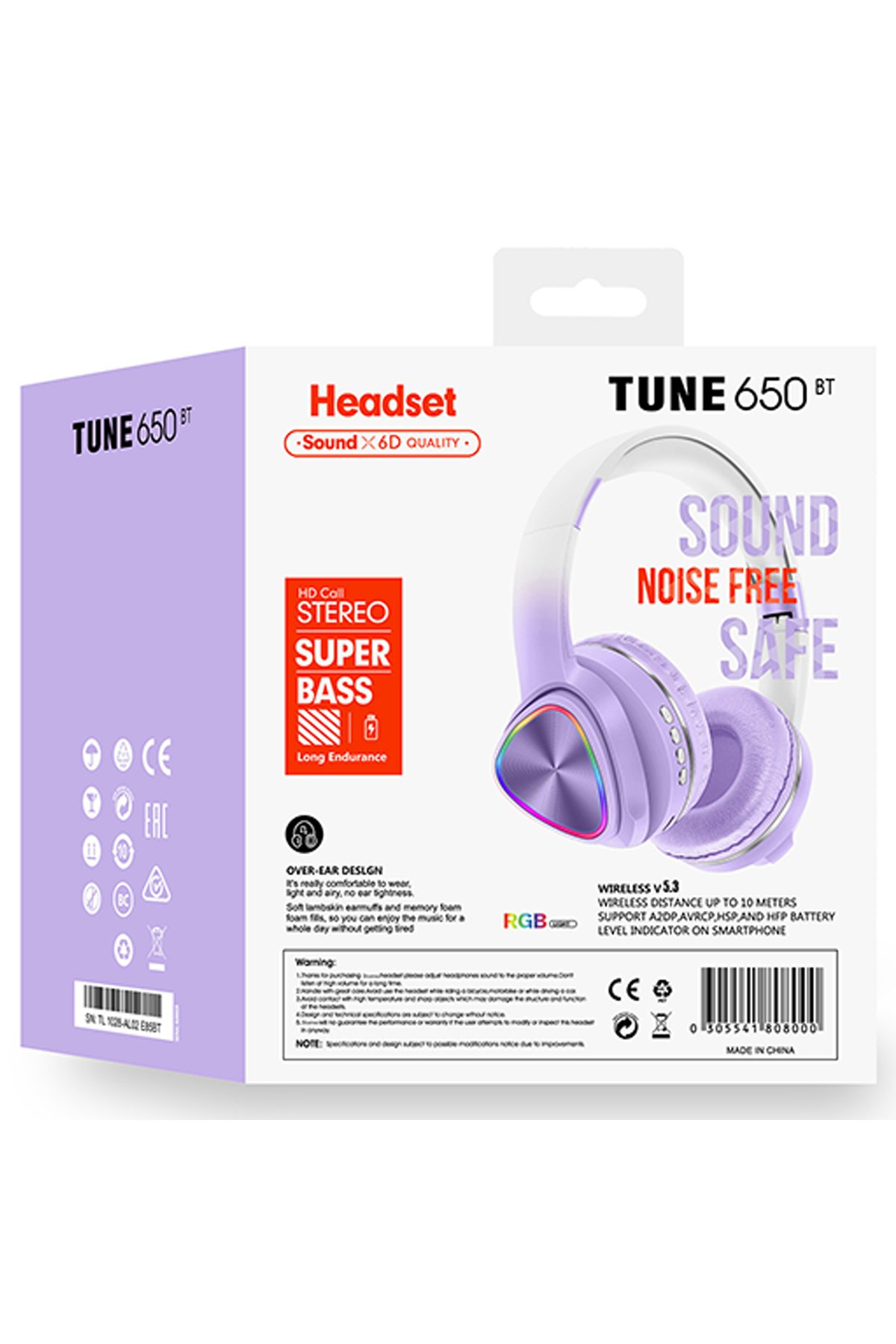 Karler Bass KRH4 Aktif Gürültü Engelleyici Özellikli Kafaüstü Kablosuz Bluetooth Kulaklık - Siyah