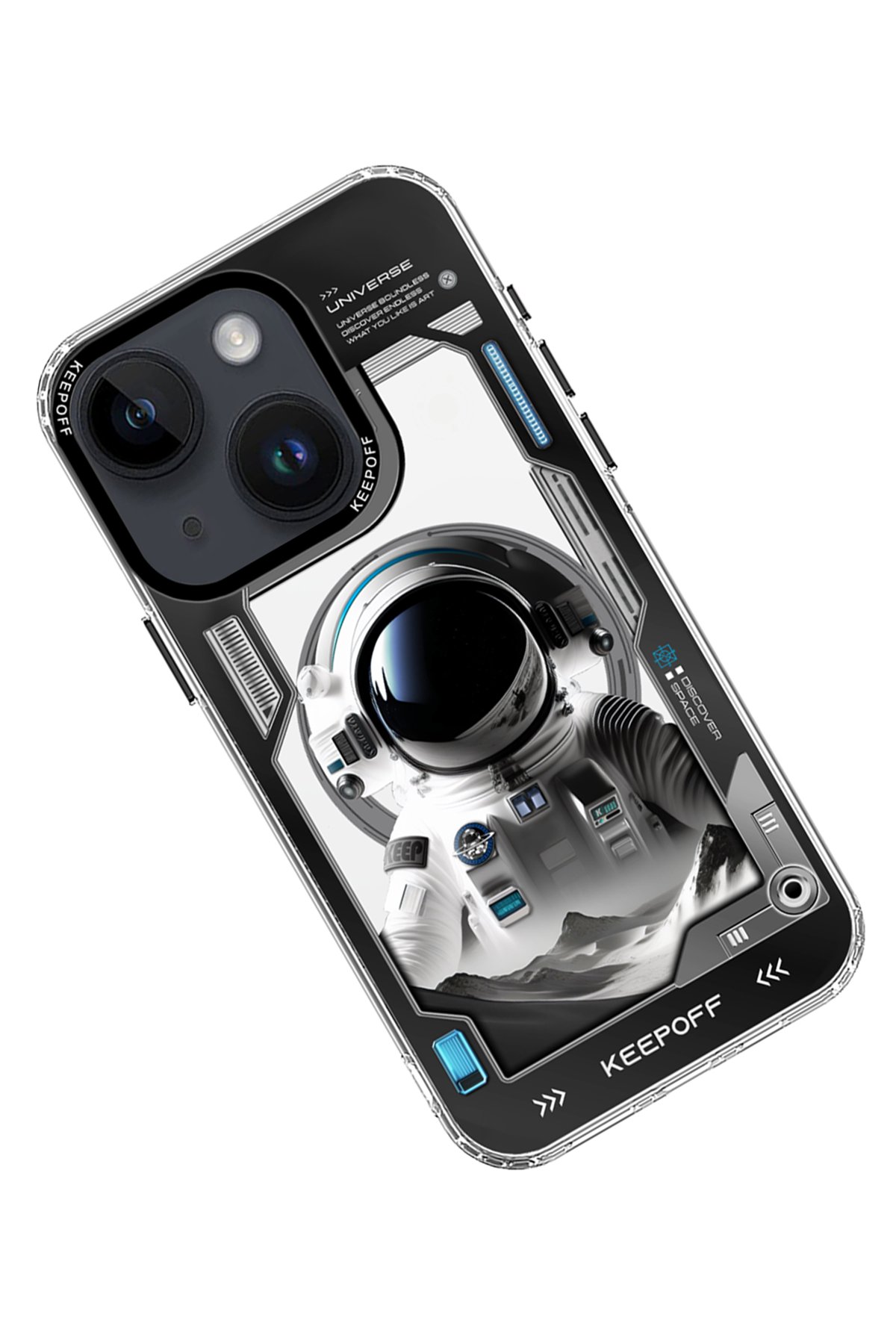 Keep Off iPhone 15 Cross Country Travel Magsafe Kapak - Snow