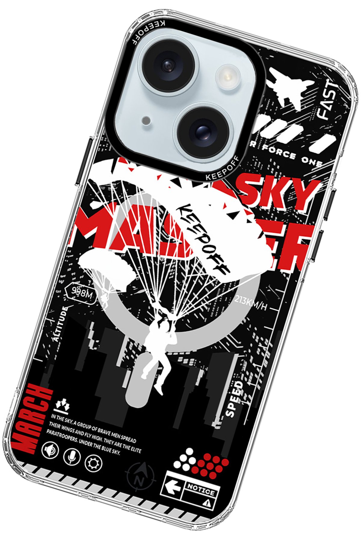 Keep Off iPhone 15 Arena Fighting Magsafe Kapak - Tenacity