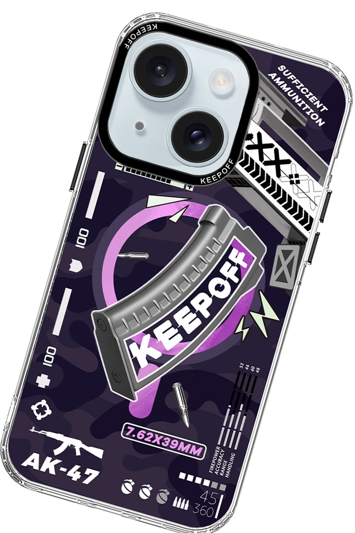 Keep Off iPhone 15 Arena Fighting Magsafe Kapak - Attack