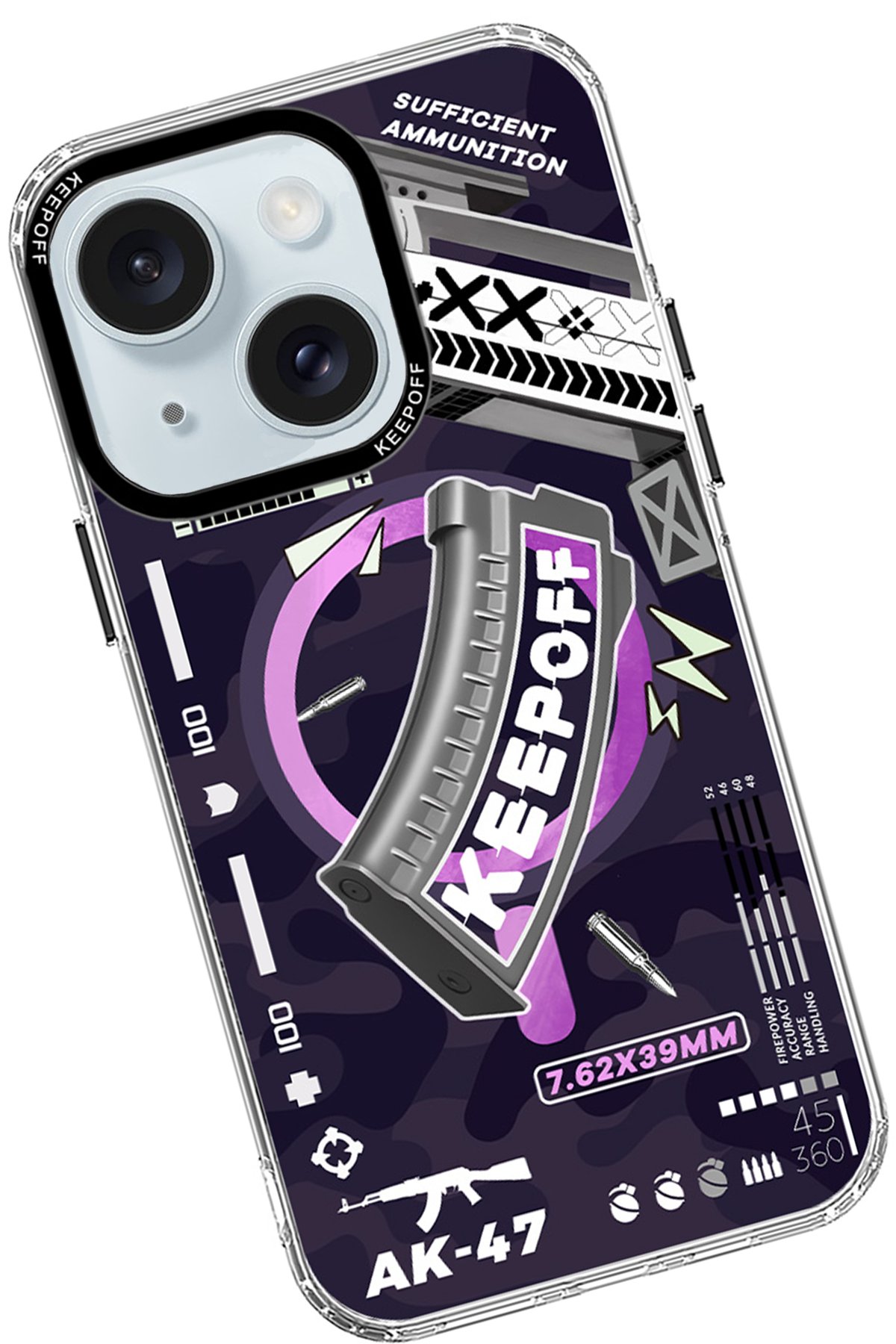 Keep Off iPhone 15 Arena Fighting Magsafe Kapak - Attack