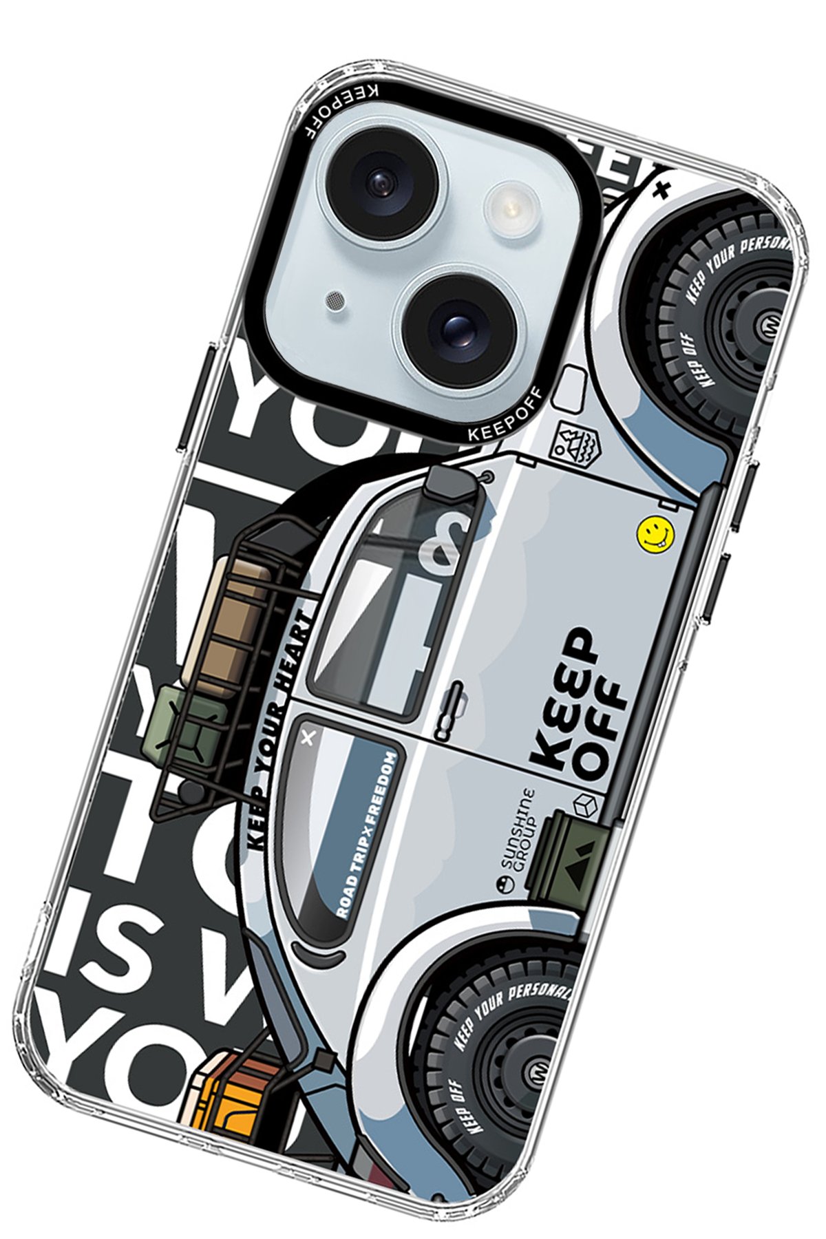 Keep Off iPhone 15 Aerospace Magsafe Kapak - Aircraft