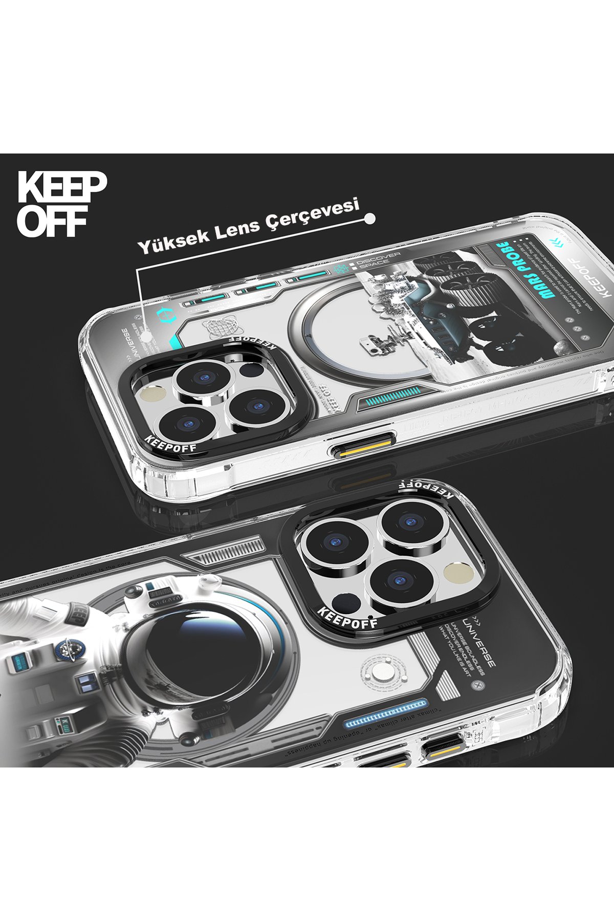 Keep Off iPhone 15 Pro Arena Fighting Magsafe Kapak - Tenacity