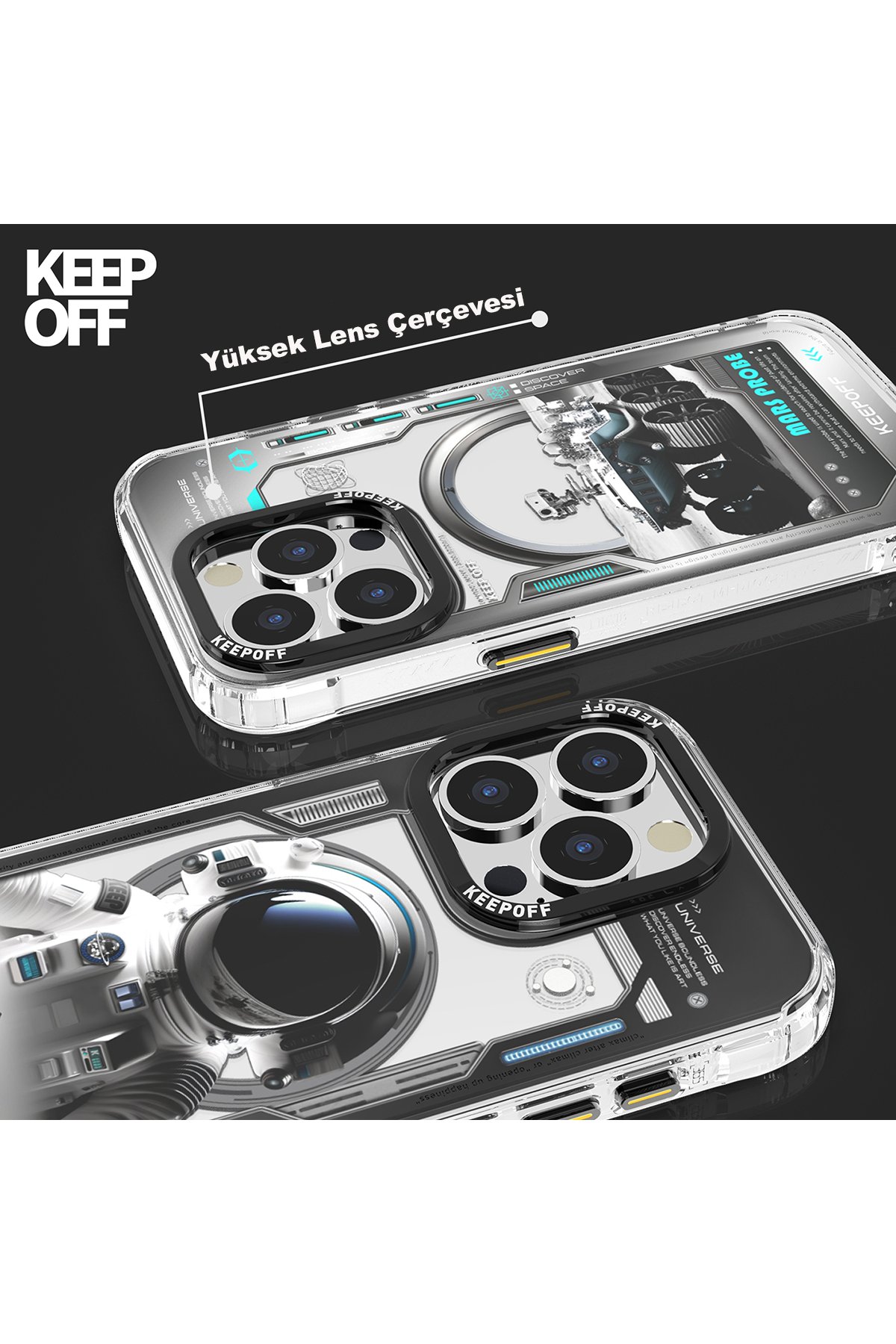 Keep Off iPhone 15 Pro Cross Country Travel Magsafe Kapak - Highway