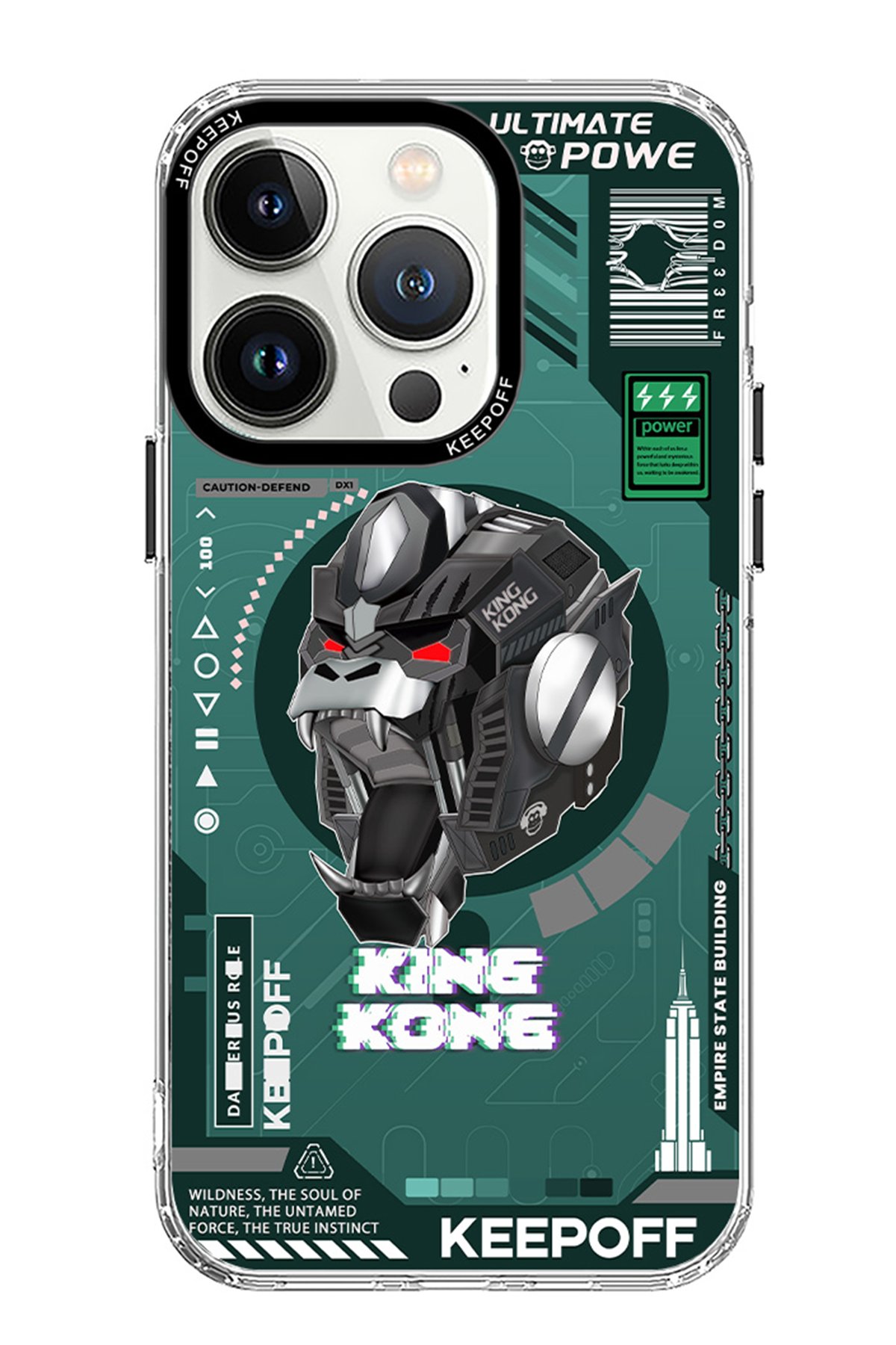 Keep Off iPhone 15 Pro Arena Fighting Magsafe Kapak - Attack