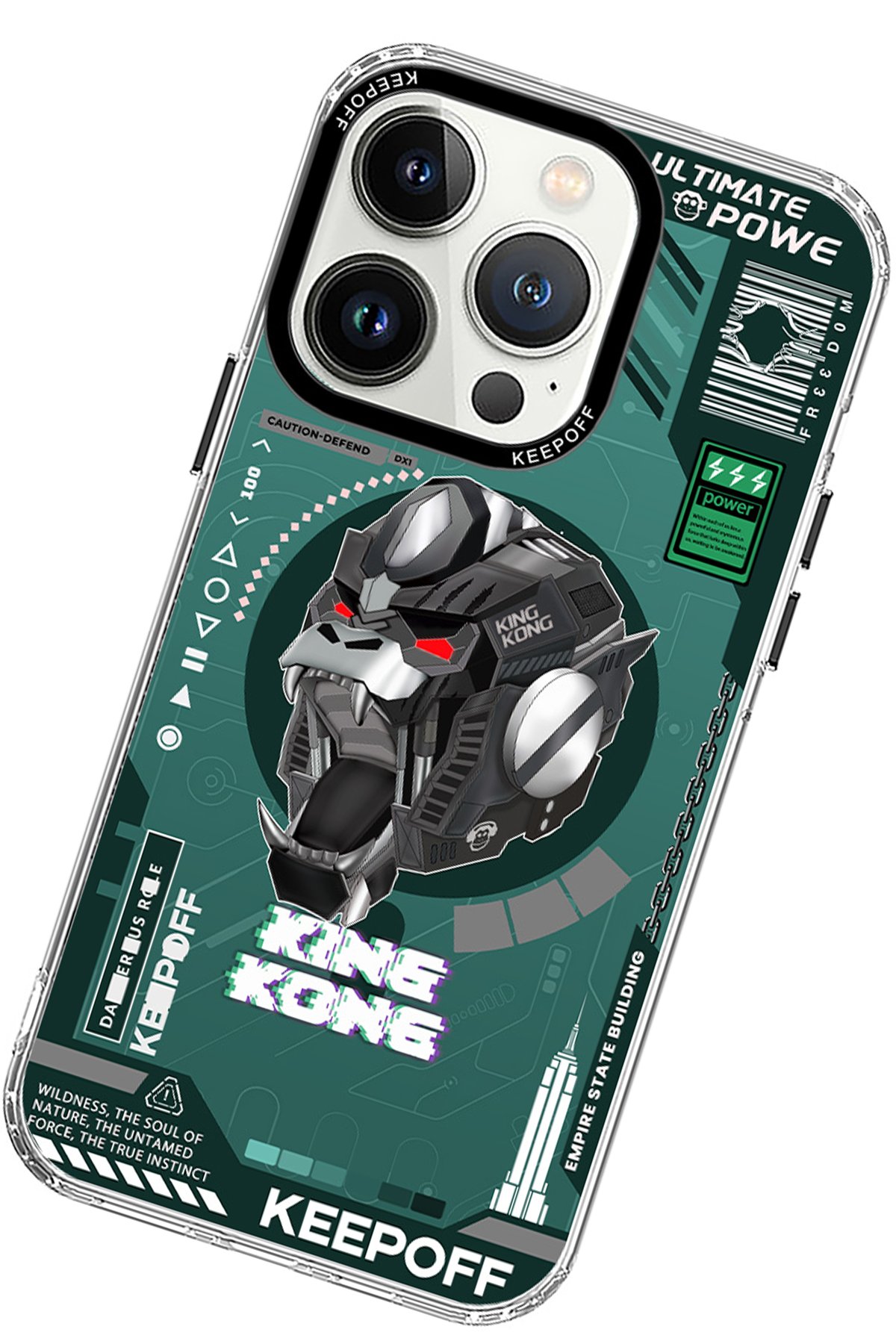 Keep Off iPhone 15 Pro Arena Fighting Magsafe Kapak - Attack